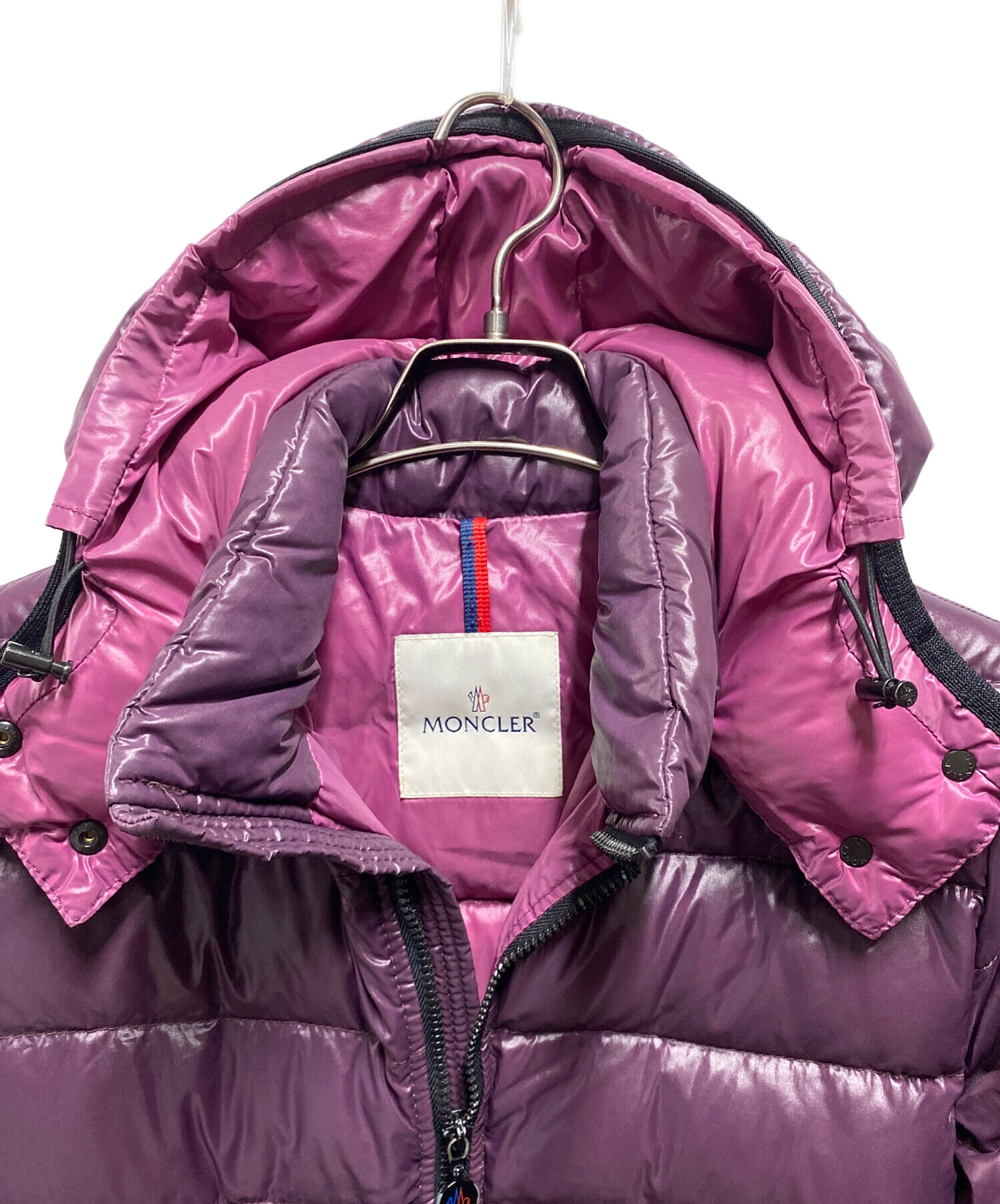 中古・古着通販】MONCLER (モンクレール) MOCAダウンコート パープル