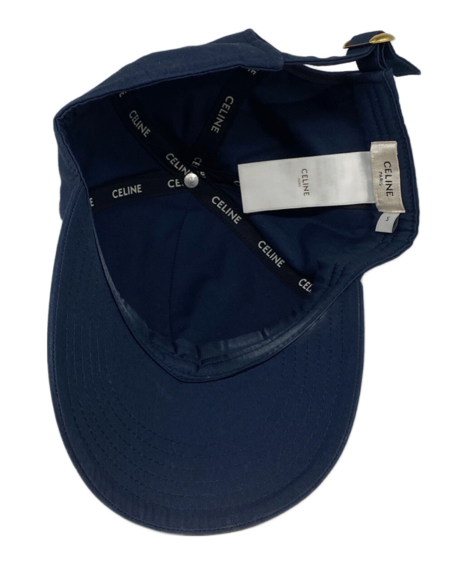 中古・古着通販】CELINE (セリーヌ) ロゴベースボールキャップ