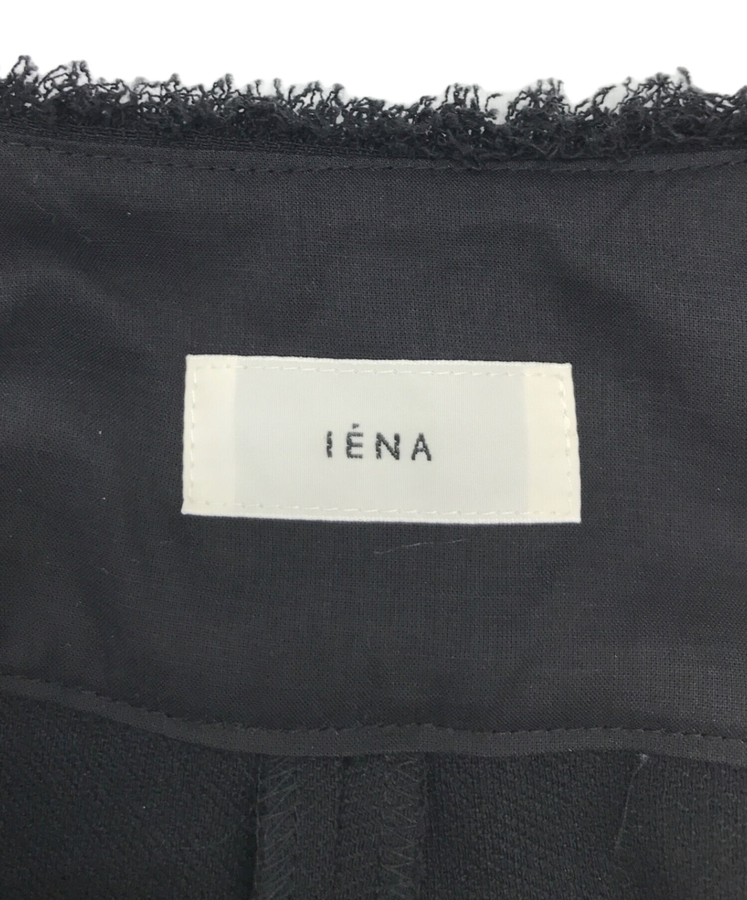 中古・古着通販】IENA (イエナ) 二重織ツイルオールインワン ブラック