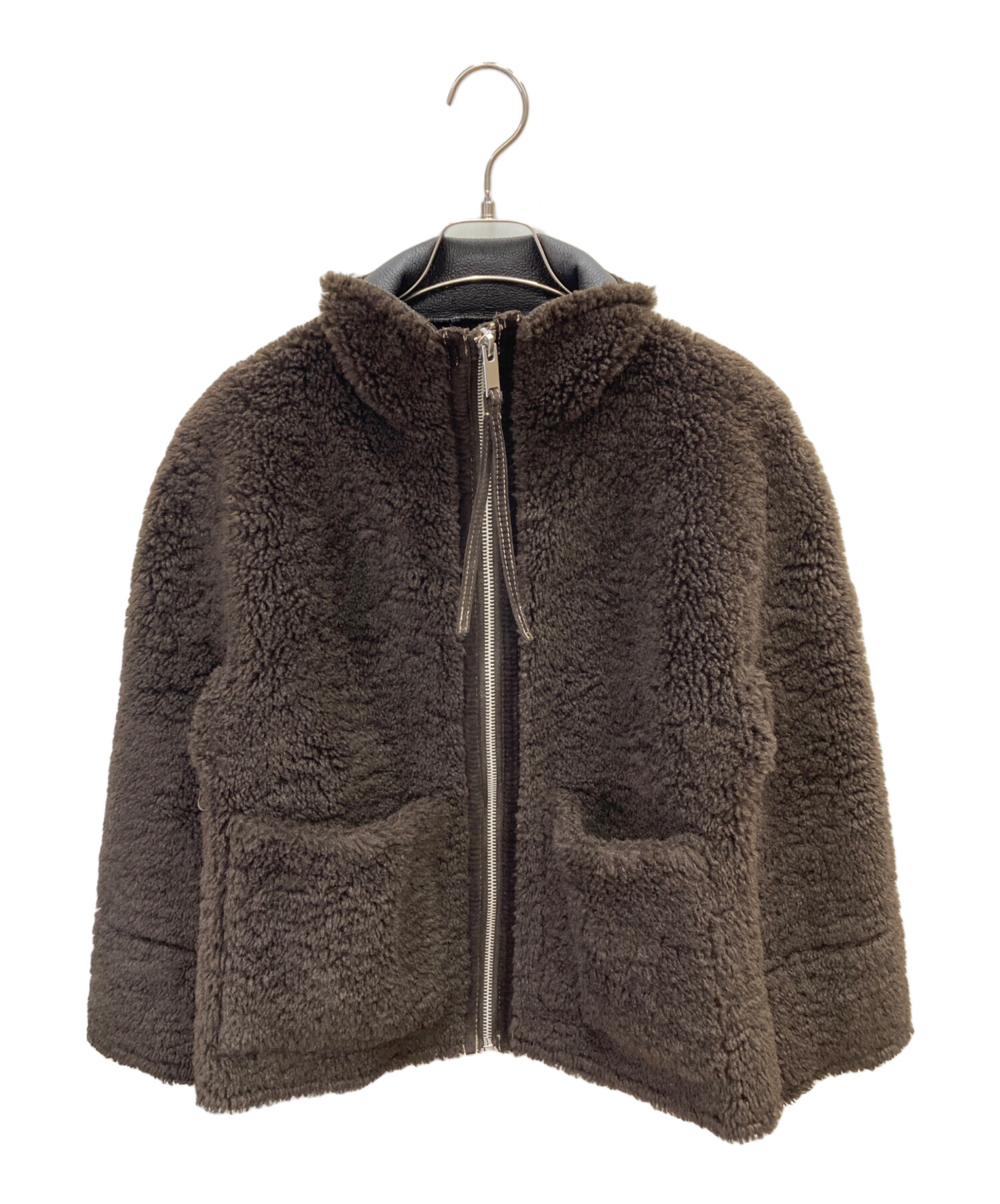 中古・古着通販】ZARA (ザラ) ダブルフェイスボアジャケット ブラウン