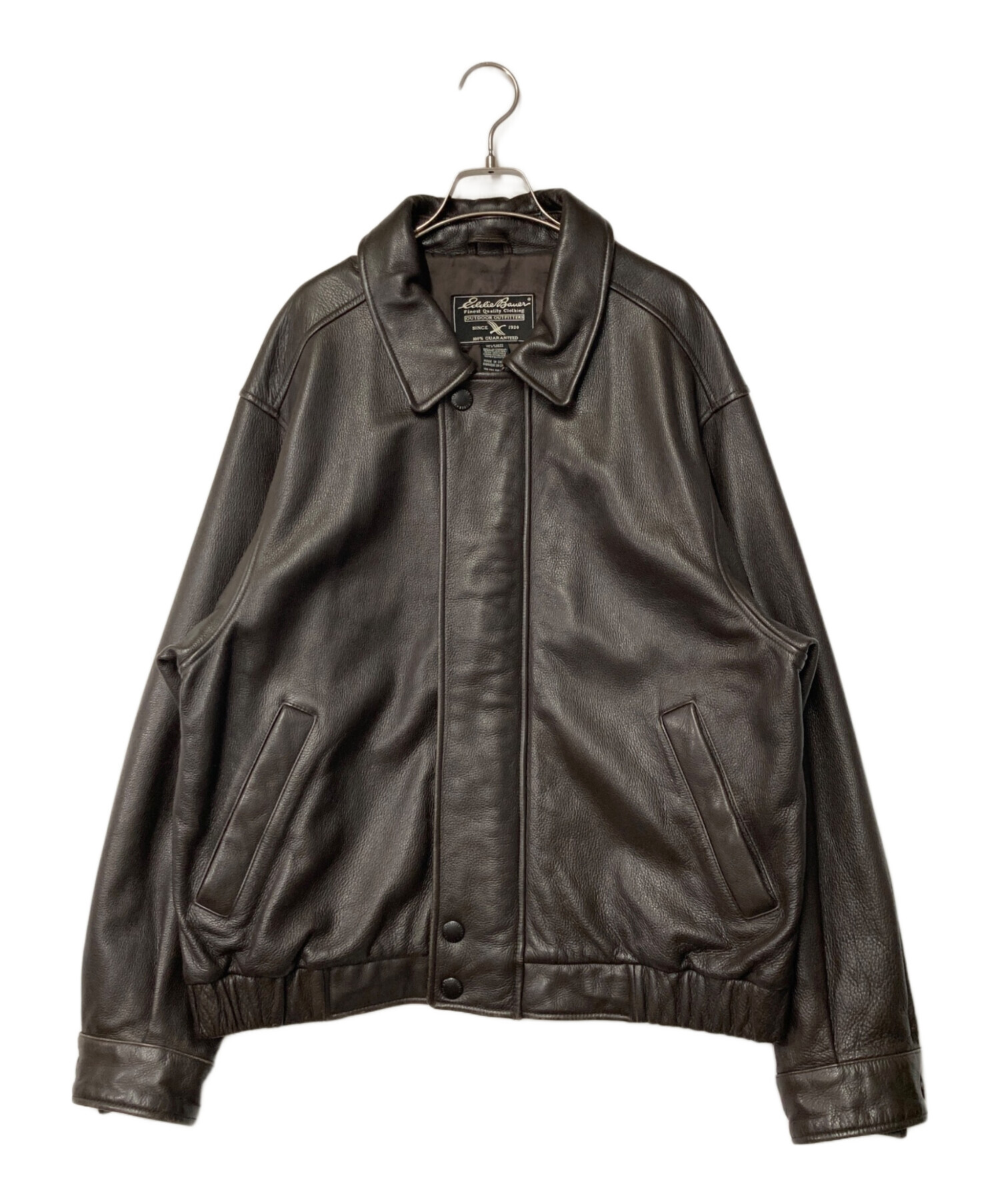 中古・古着通販】Eddie Bauer (エディーバウアー) レザージャケット