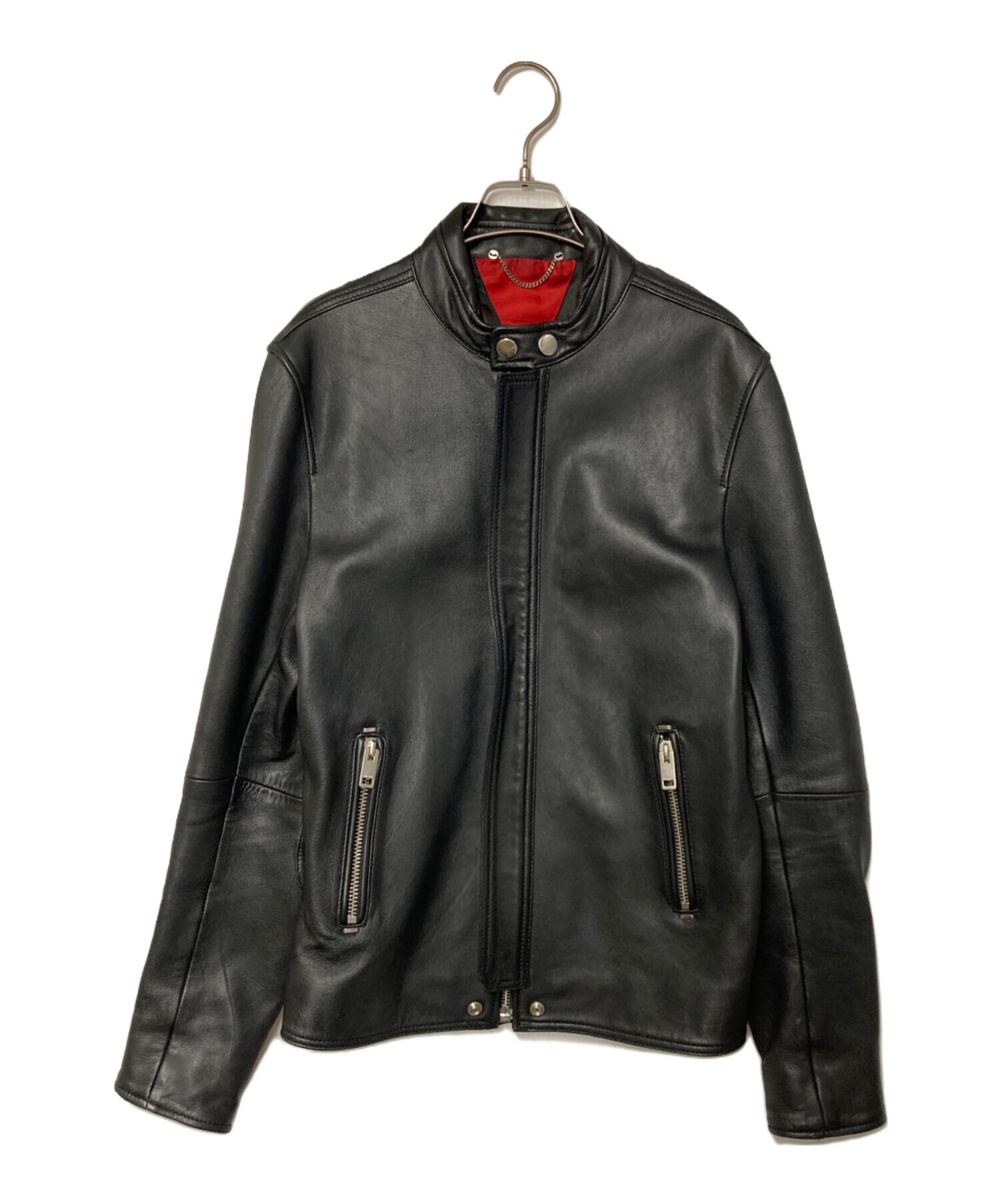 中古・古着通販】DIESEL (ディーゼル) ラムレザー シングルライダース