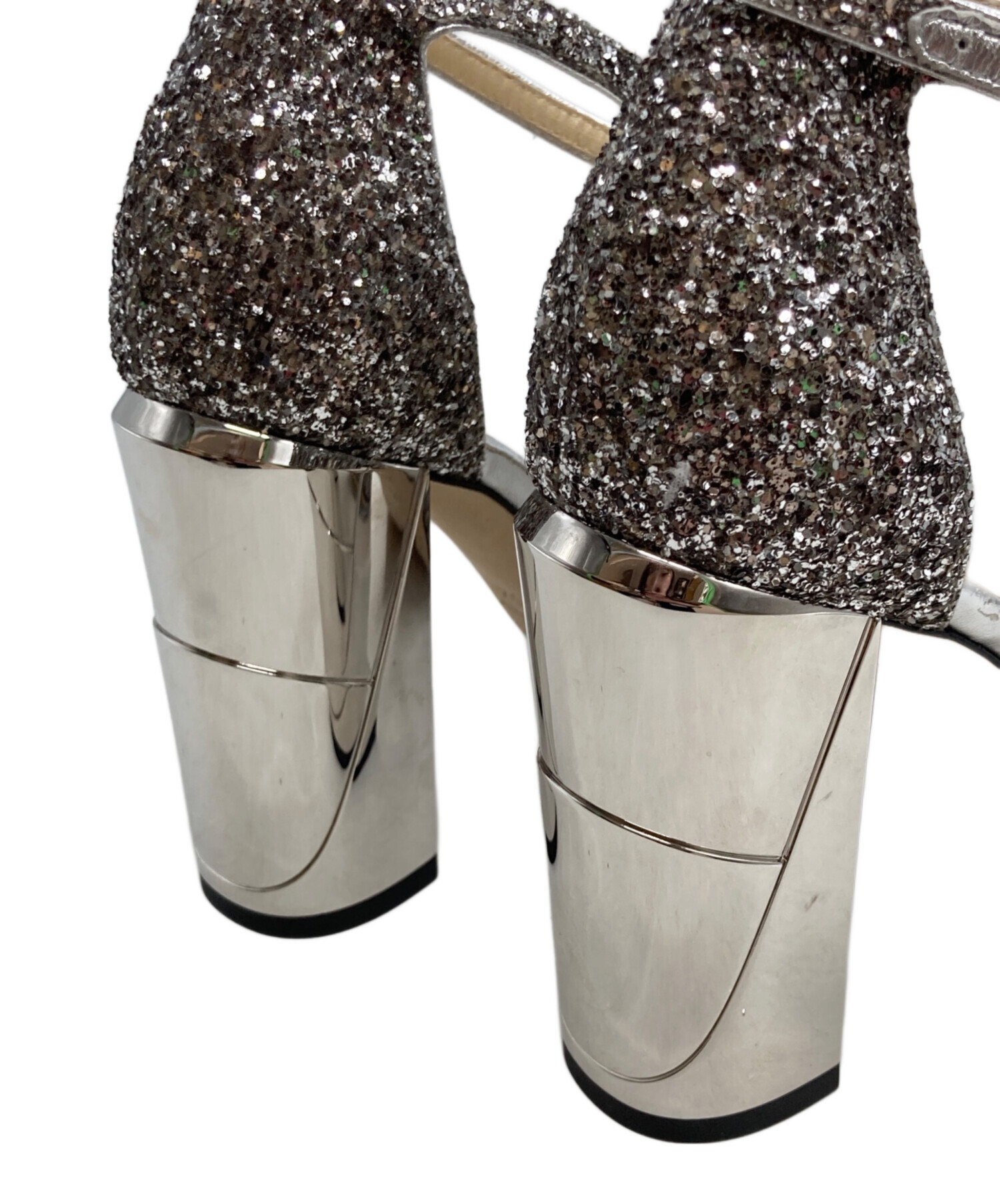 中古・古着通販】JIMMY CHOO (ジミーチュウ) ストラップヒールパンプス