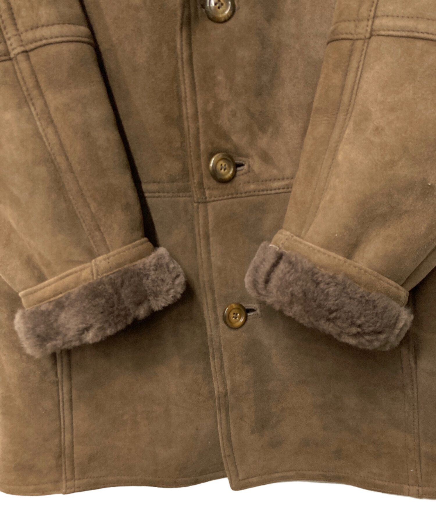 中古・古着通販】Morlands (モーランド) ムートンコート ブラウン