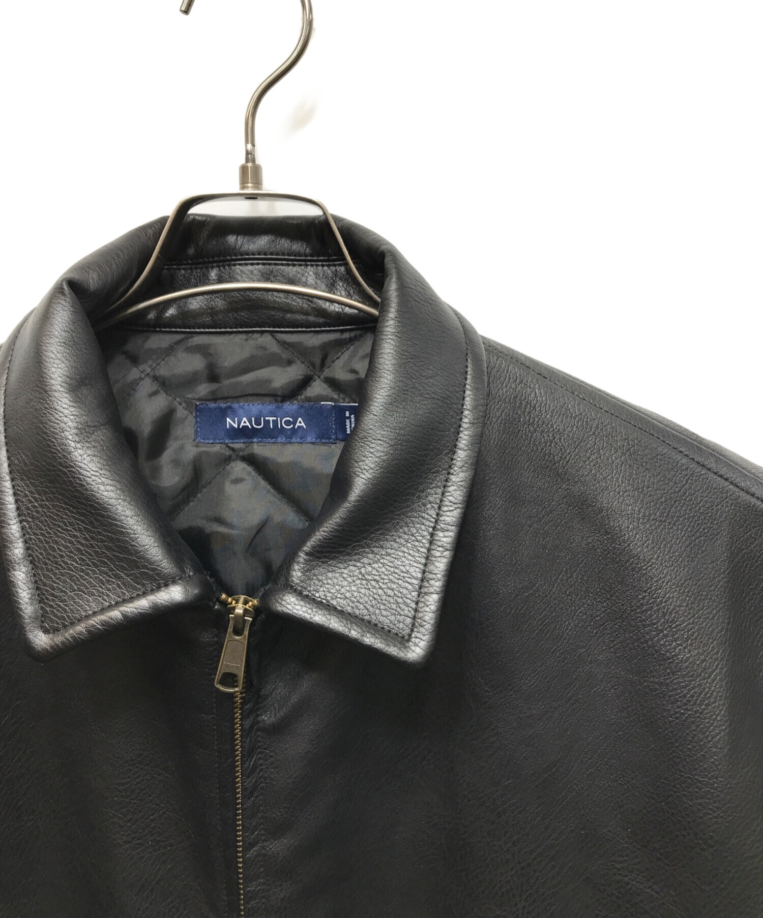 中古・古着通販】NAUTICA (ノーティカ) フェイクレザージャケット