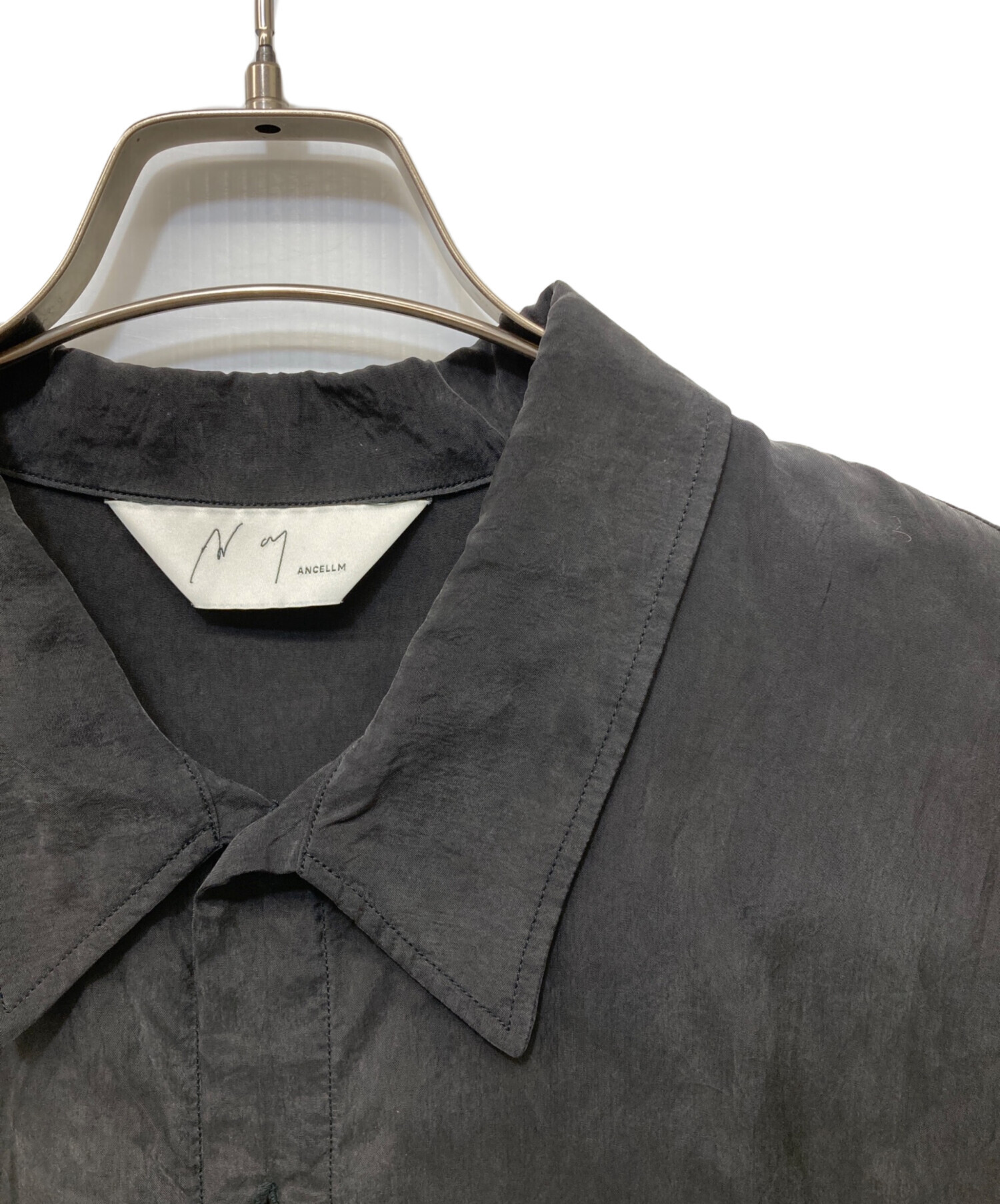 中古・古着通販】ANCELLM (アンセルム) AGING EMBROIDERY SHIRT