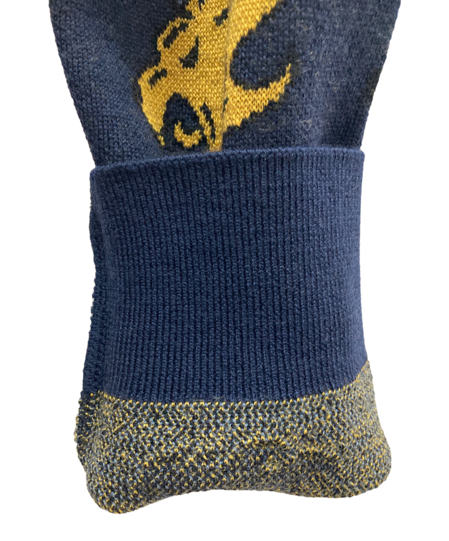 中古・古着通販】PEARLY GATES (パーリーゲイツ) 総柄ニット ネイビー