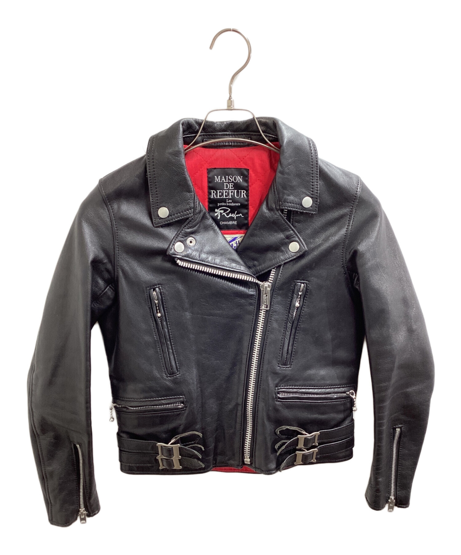 中古・古着通販】MAISON DE REEFUR Leather Rider's Jacket Black
