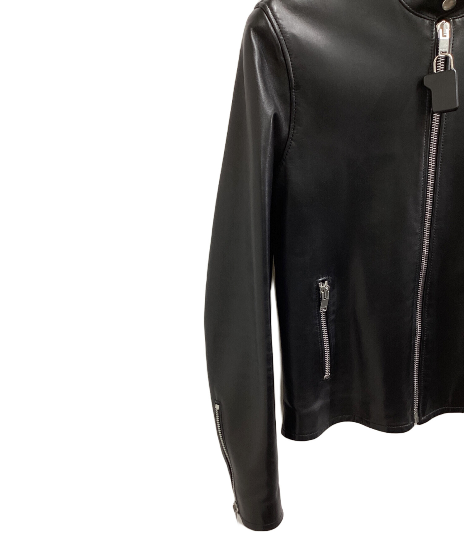 中古・古着通販】Saint Laurent Paris シングルライダースジャケット