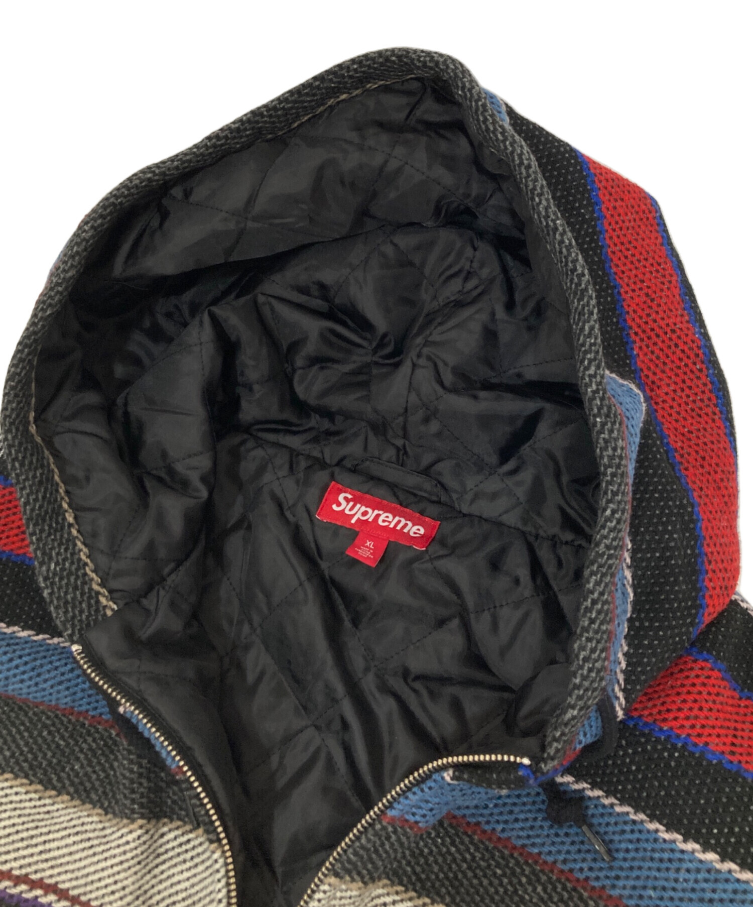 中古・古着通販】Supreme (シュプリーム) Woven Stripe Hooded Jacket