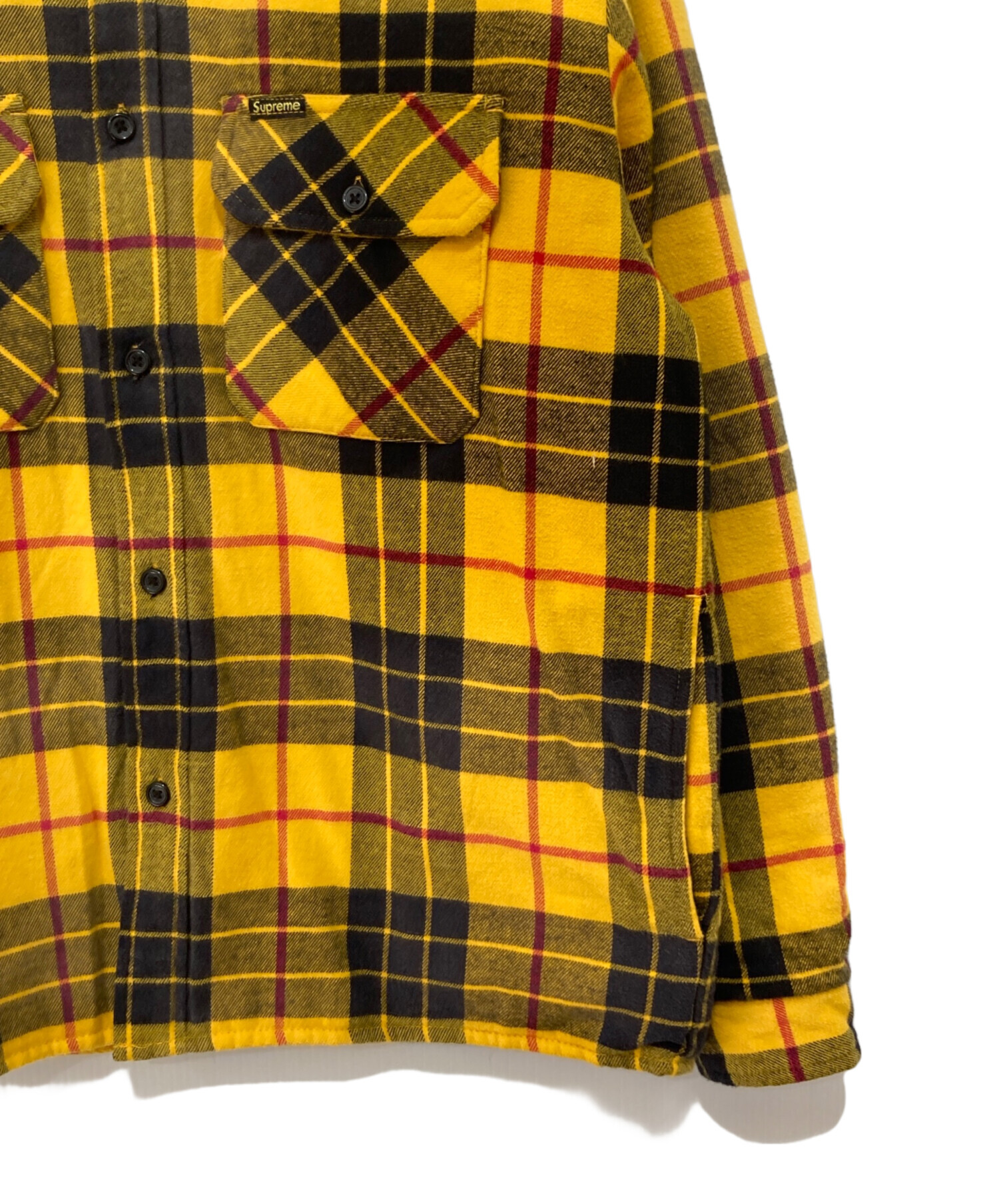 中古・古着通販】SUPREME (シュプリーム) シャツジャケット チェック柄