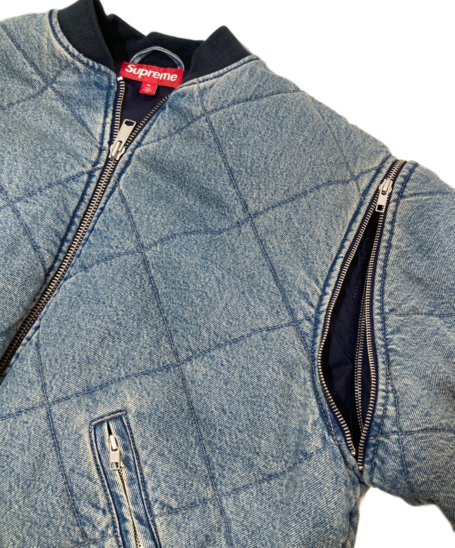 中古・古着通販】SUPREME (シュプリーム) ZIP-OFF SLEEVE QUILTED