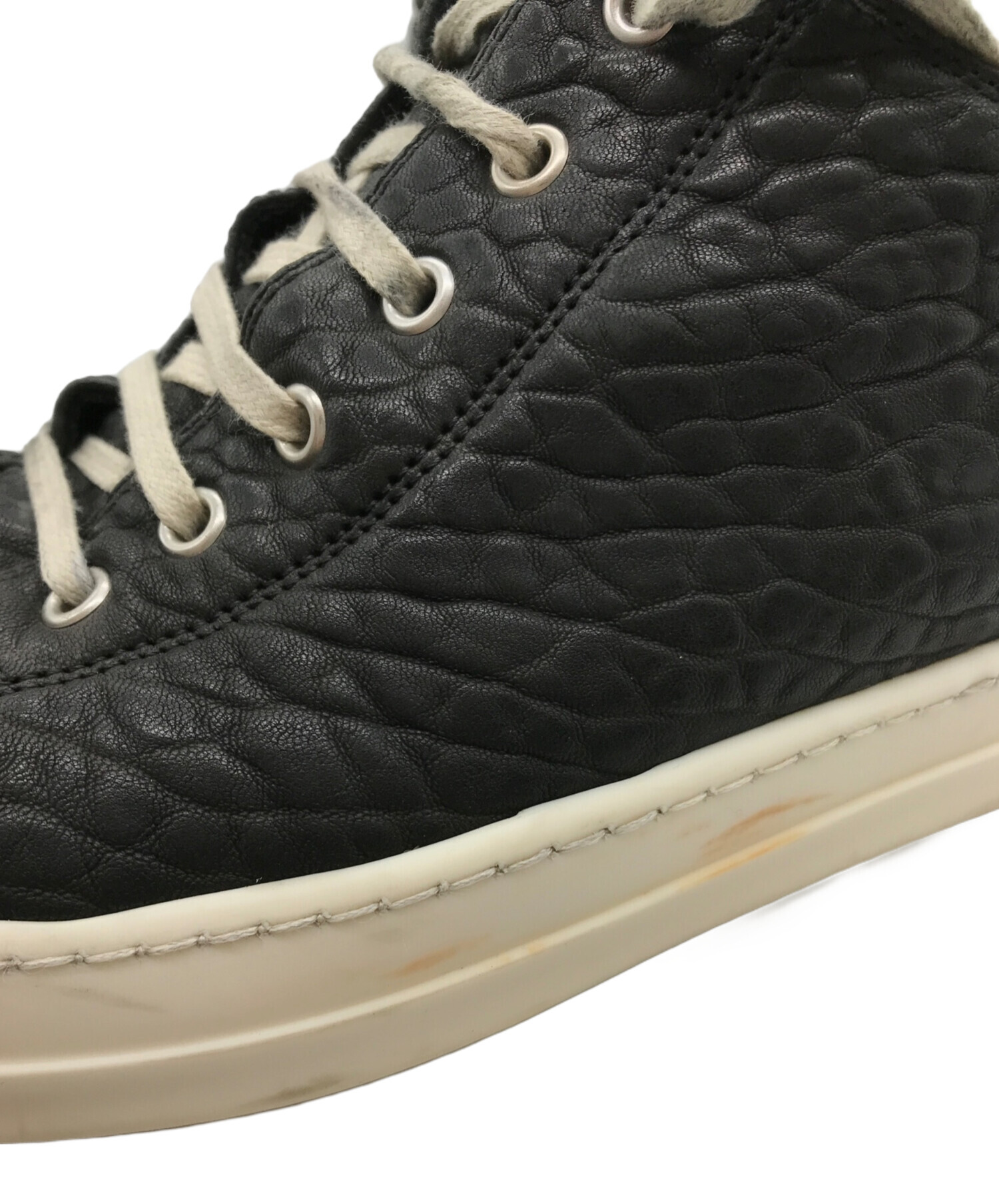 中古・古着通販】RICK OWENS (リックオウエンス) RAMONES LOW レザー