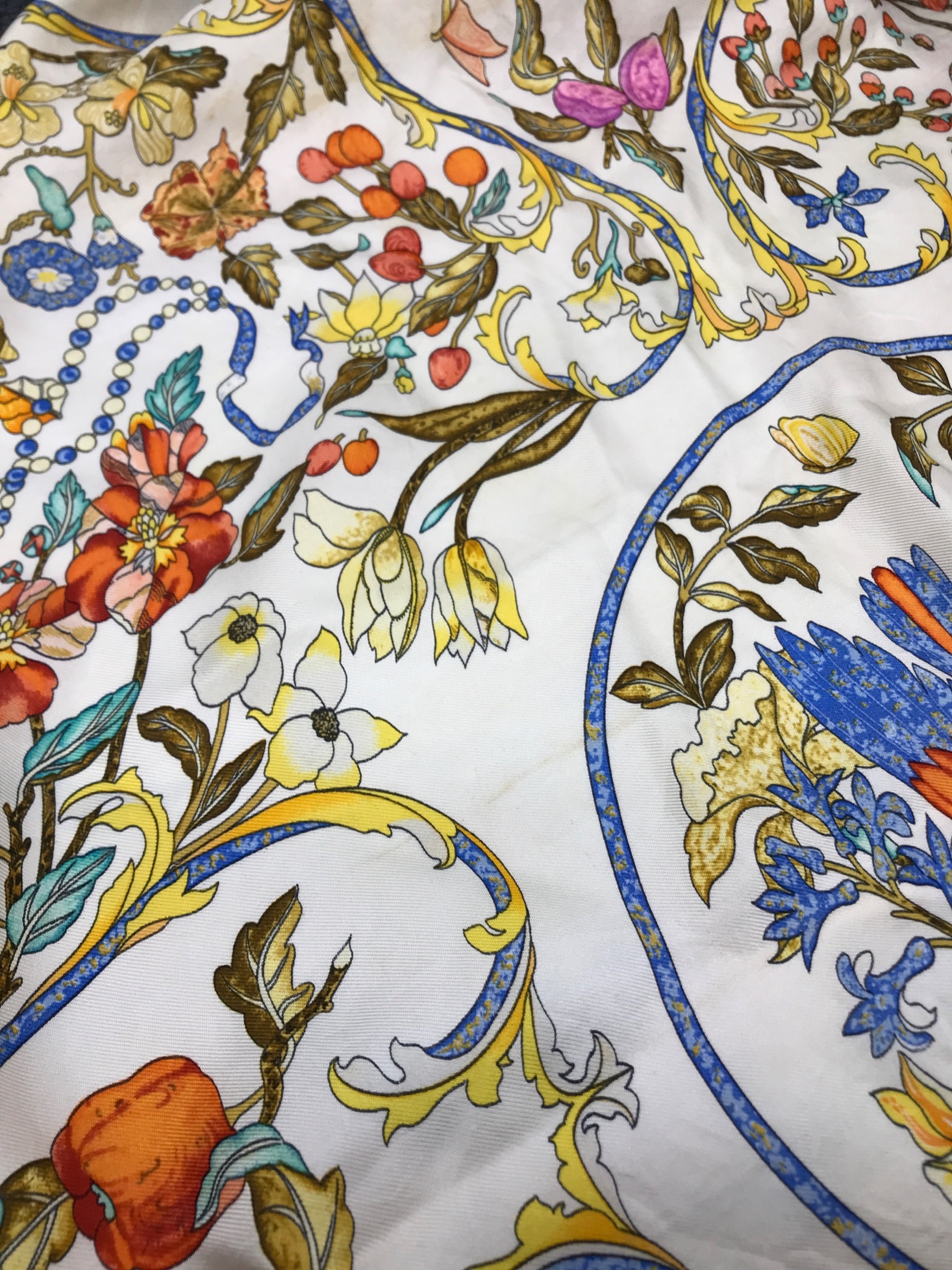 中古・古着通販】HERMES (エルメス) 東洋の石と西洋の石細工 カレ90