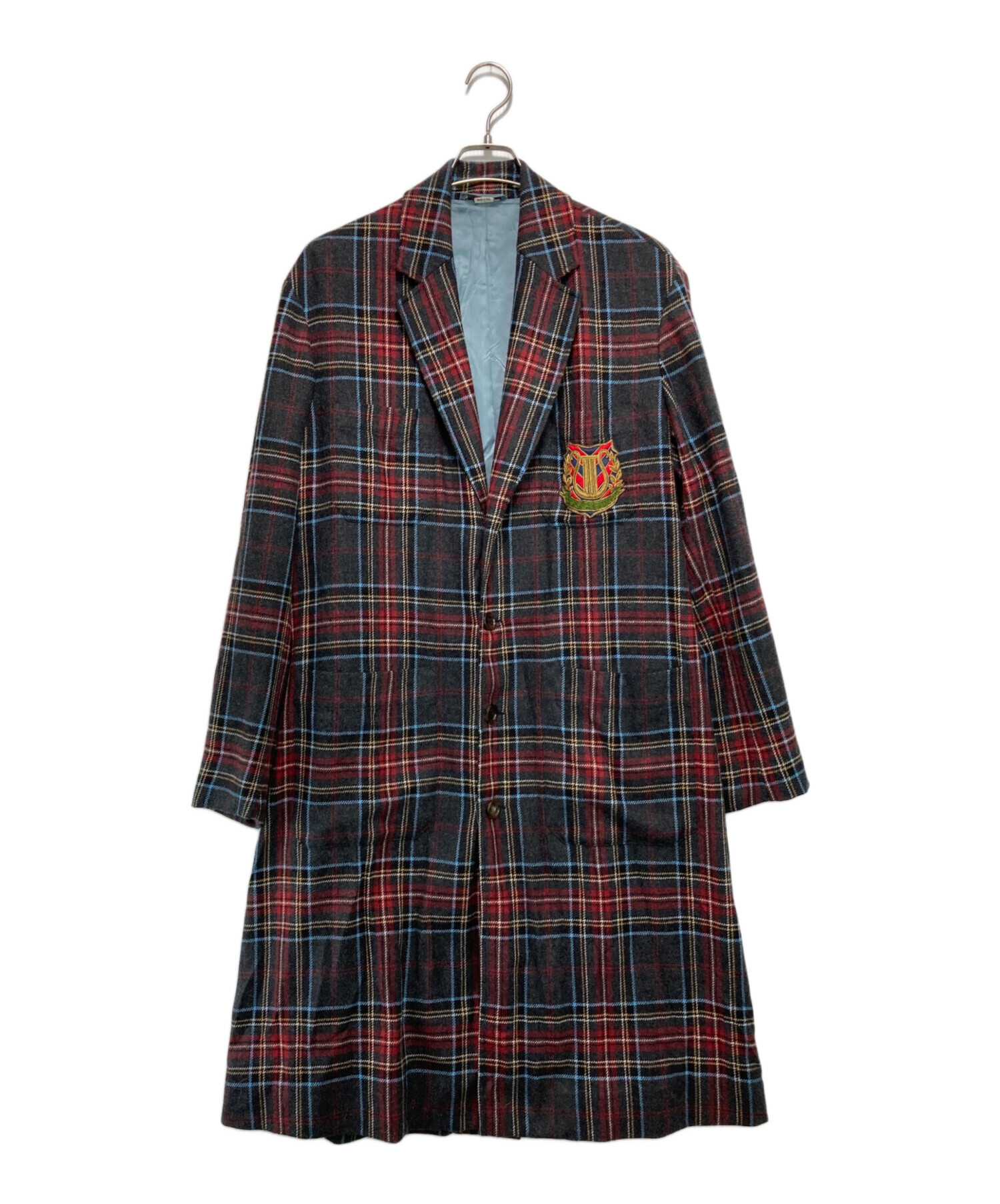 中古・古着通販】GUCCI (グッチ) GUCCIBANDワッペン付き チェック柄