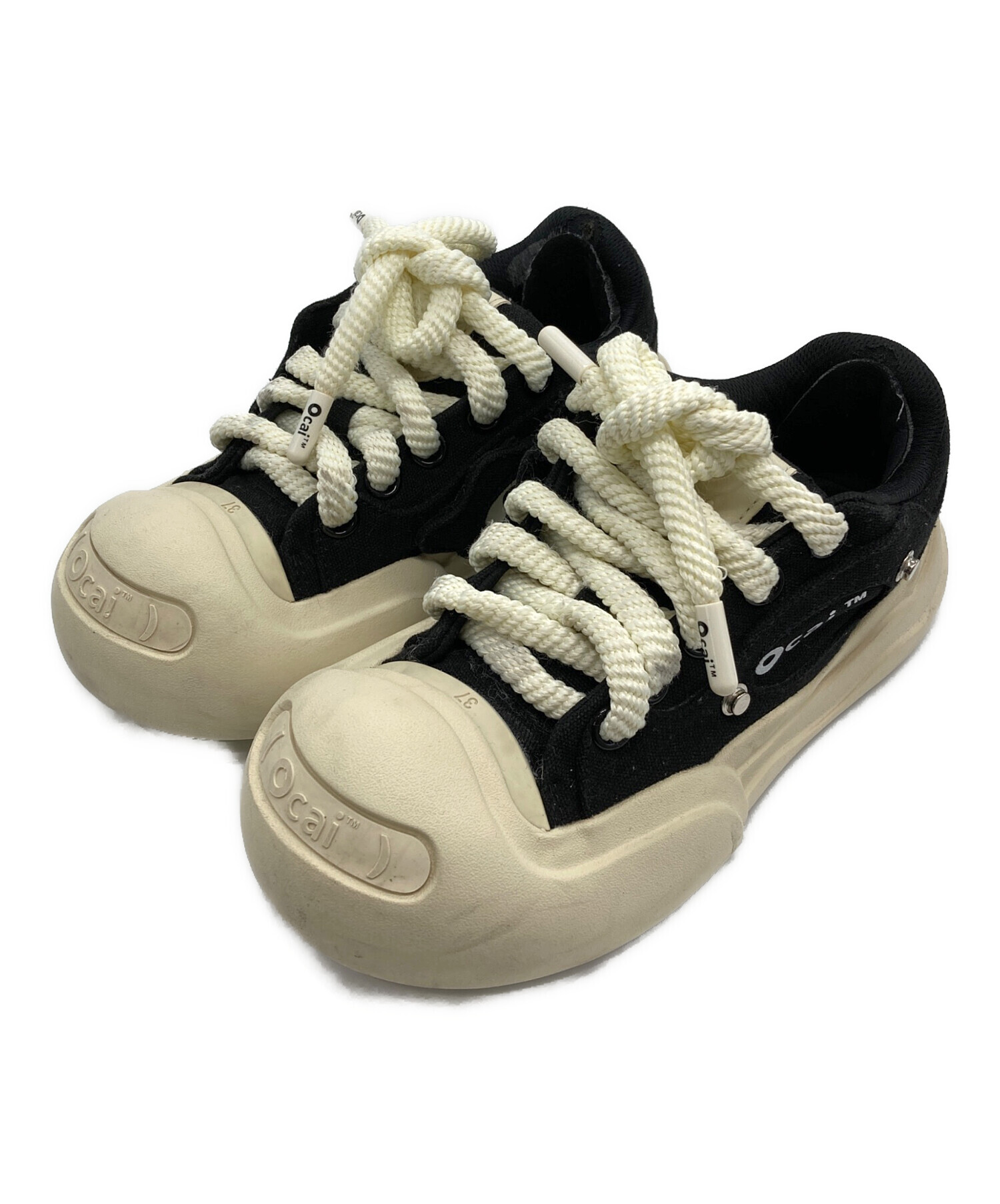 中古・古着通販】OCAI (オカイ) SMILE CANVAS ブラック×ホワイト