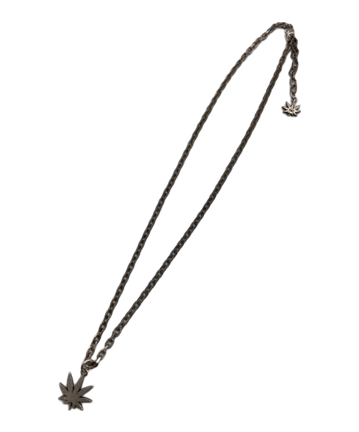 中古・古着通販】HUF (ハフ) モチーフシルバーネックレス シルバー