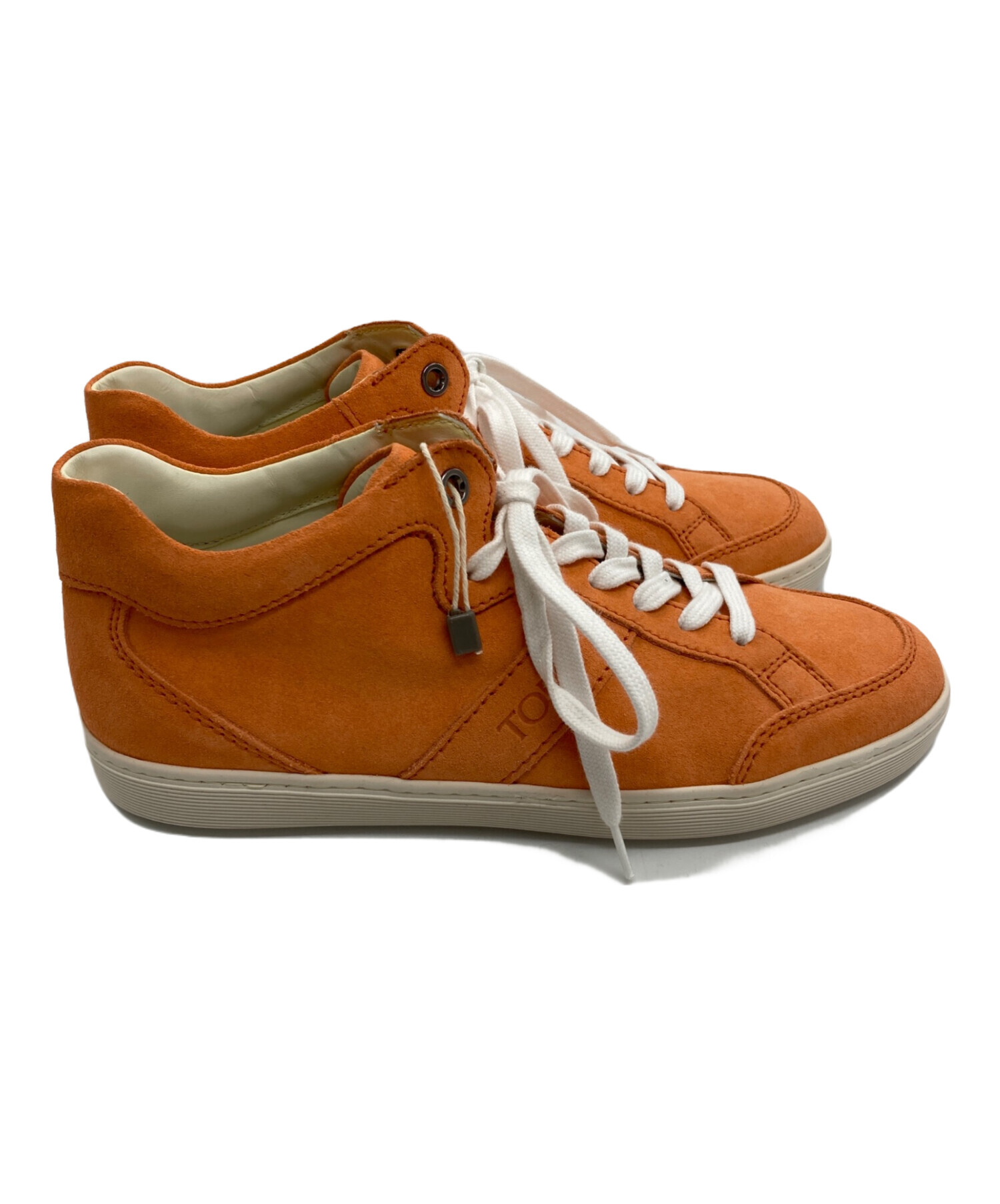 中古・古着通販】TOD'S (トッズ) スウェードスニーカー オレンジ