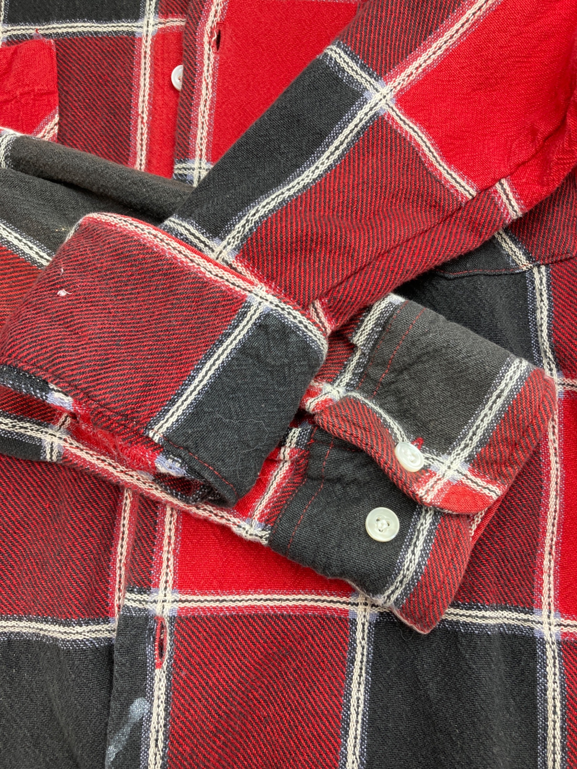 中古・古着通販】Needles (ニードルズ) チェックシャツ レッド サイズ