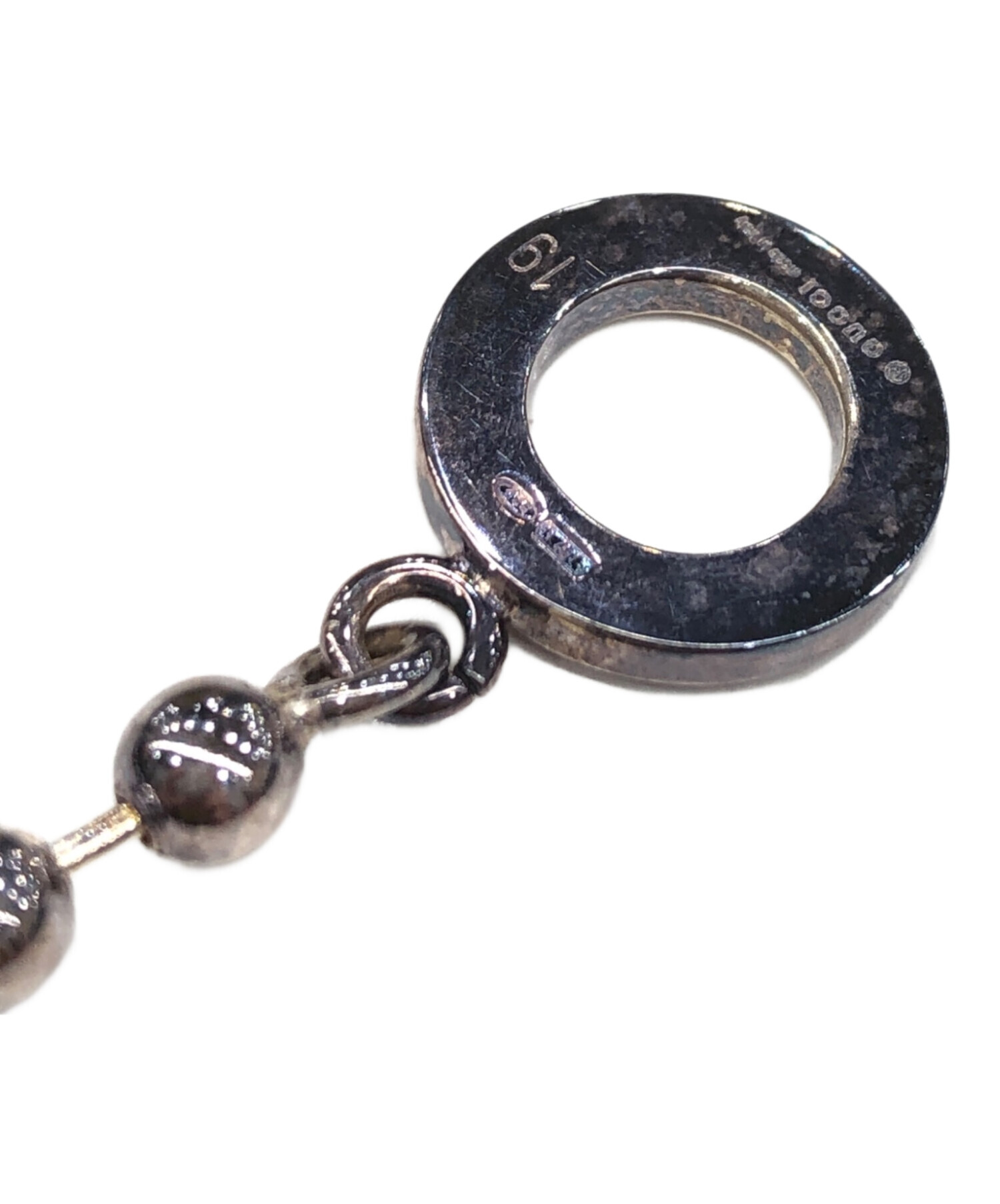 中古・古着通販】GUCCI (グッチ) ボールチェーンブレスレット シルバー