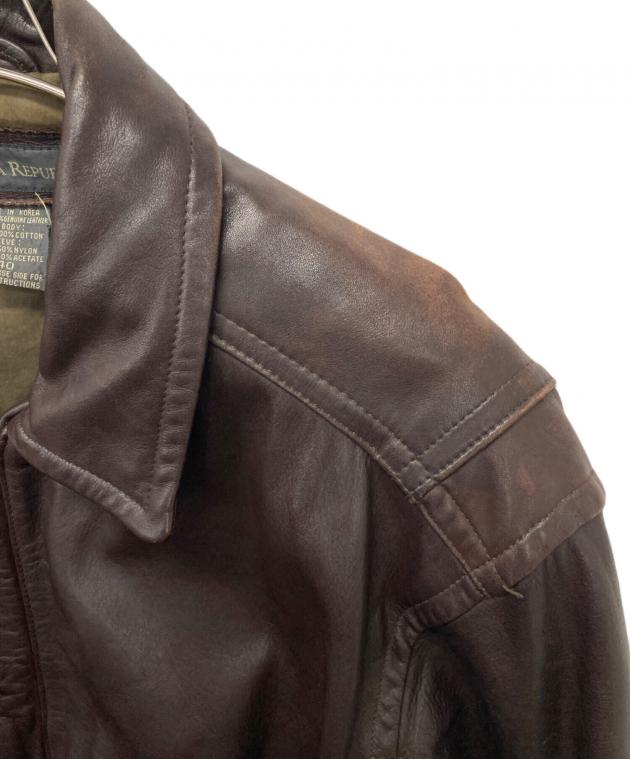 中古・古着通販】BANANA REPUBLIC (バナナリパブリック) レザー