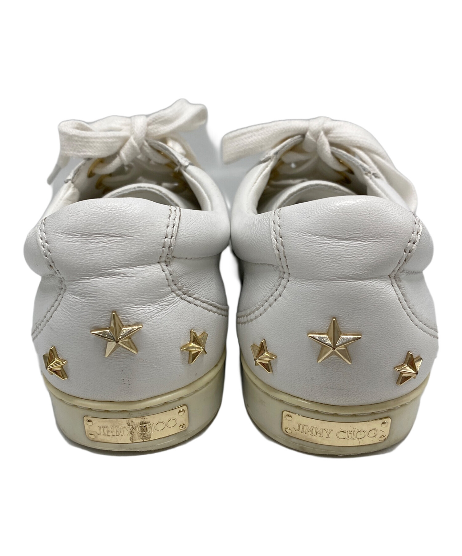 中古・古着通販】JIMMY CHOO (ジミーチュウ) スタースタッズスニーカー