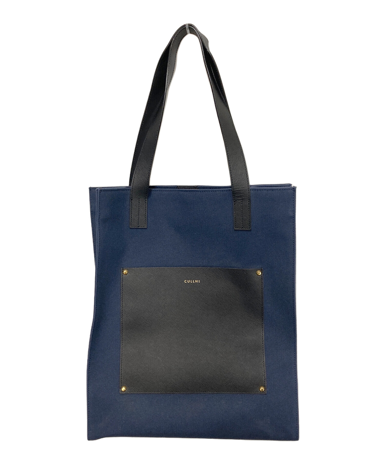 中古・古着通販】CULLNI (クルニ) Leather Pocket Canvas Tote