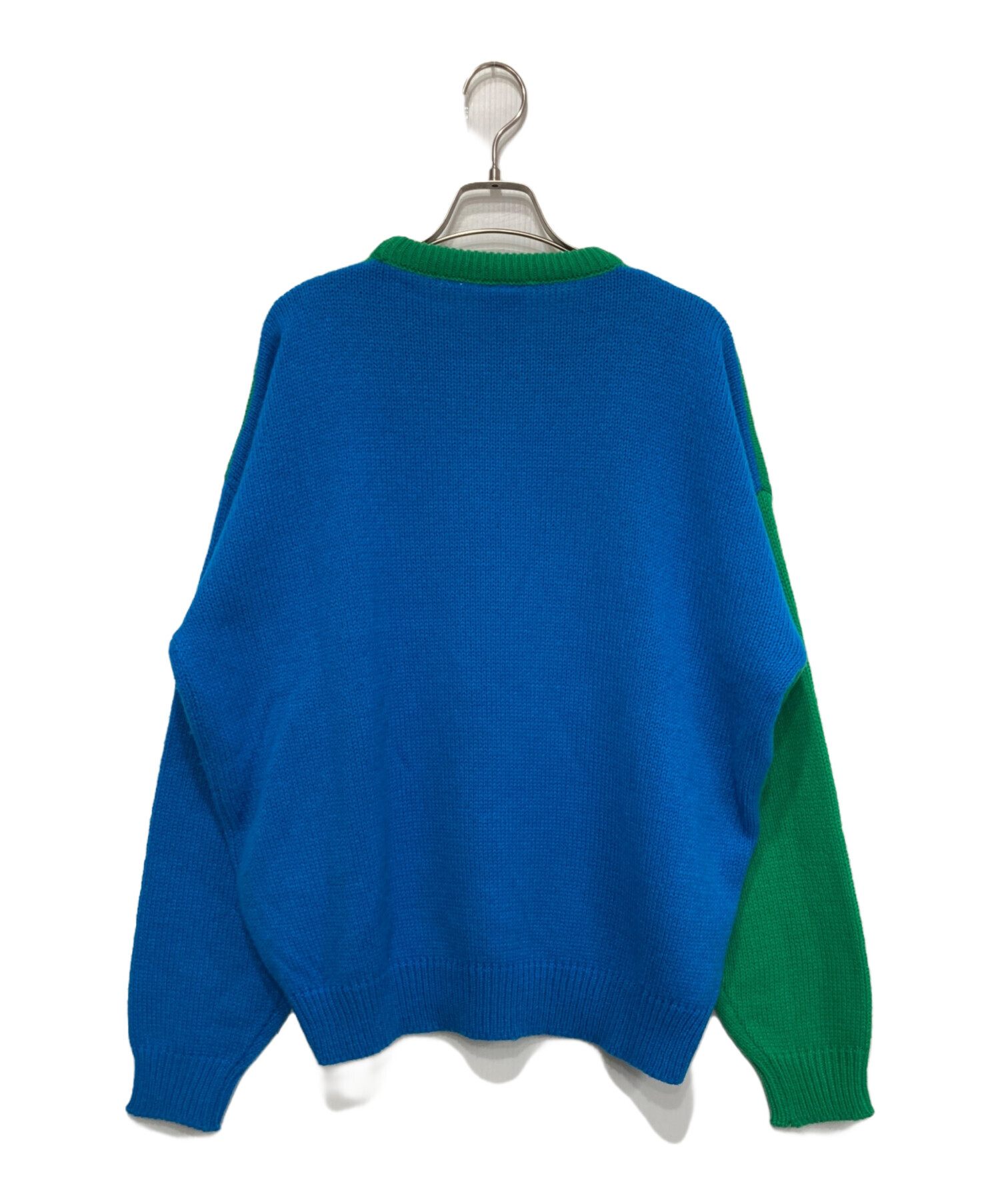 中古・古着通販】MICKEY (ミッキー) キャラクターニット グリーン