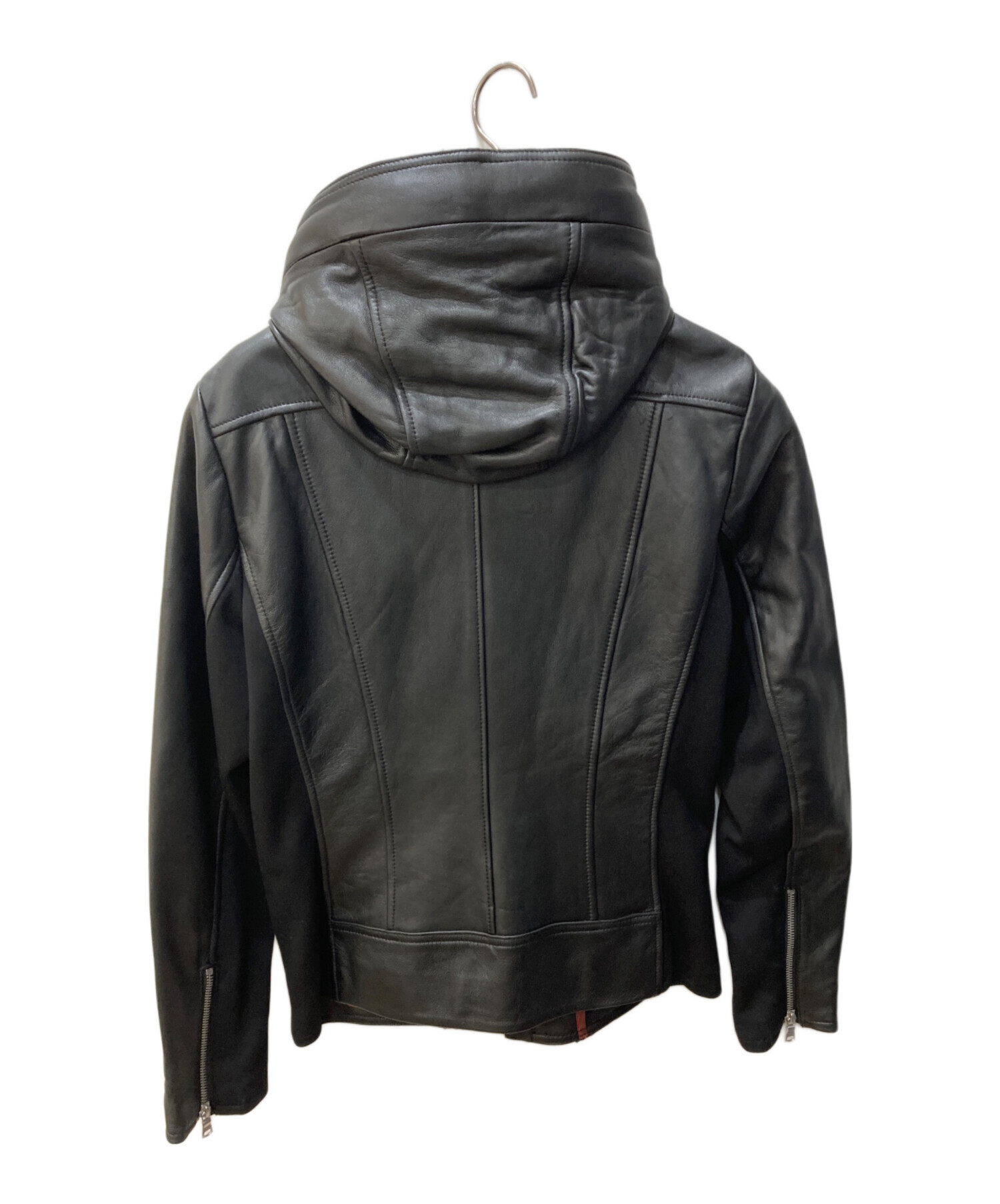 中古・古着通販】JOHNNY WOLF (ジョニーウルフ) ラムレザーフード