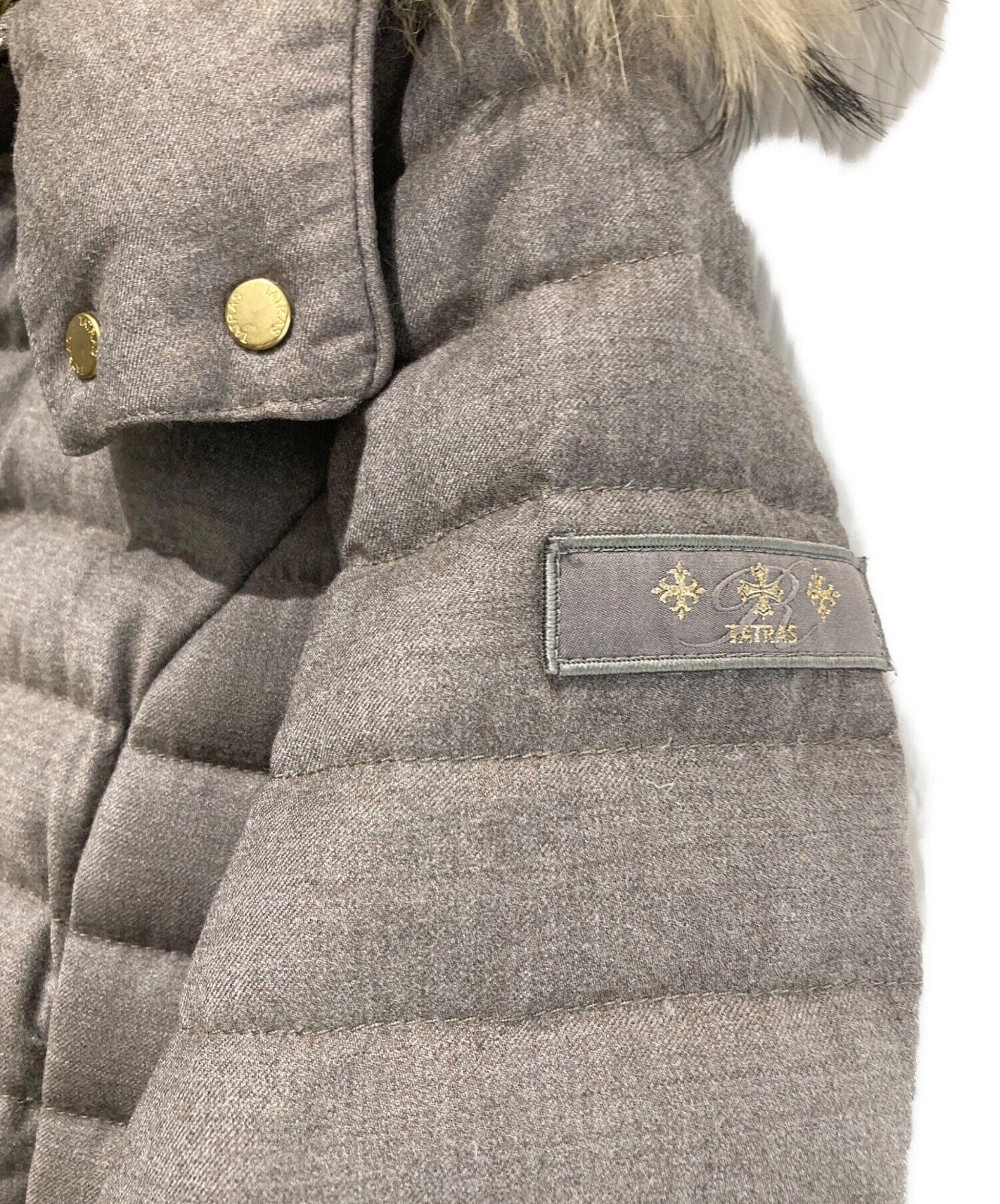 中古・古着通販】TATRAS (タトラス) CIMAダウンコート ベージュ サイズ