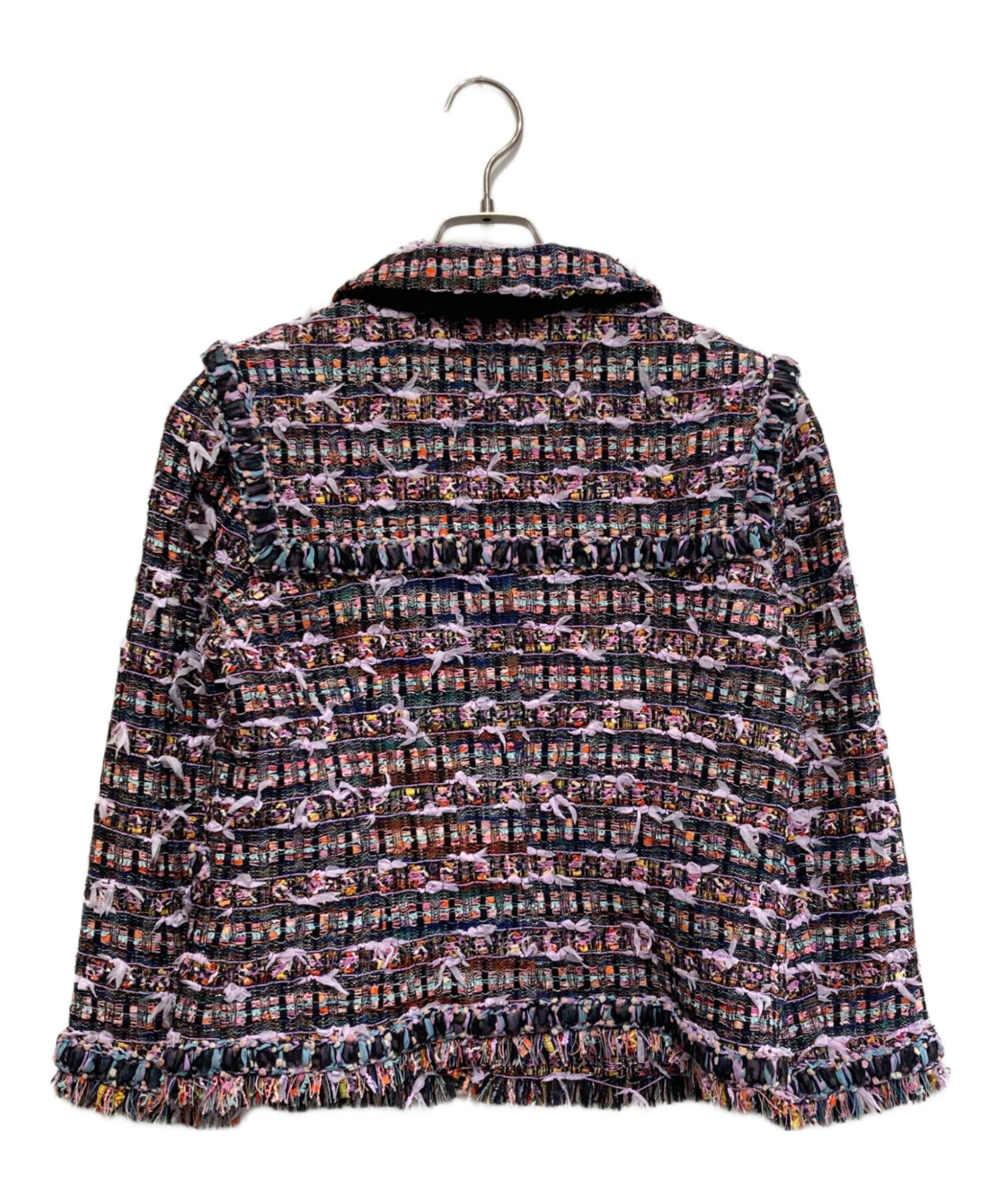 中古・古着通販】Rene (ルネ) ツイードジャケット マルチカラー サイズ