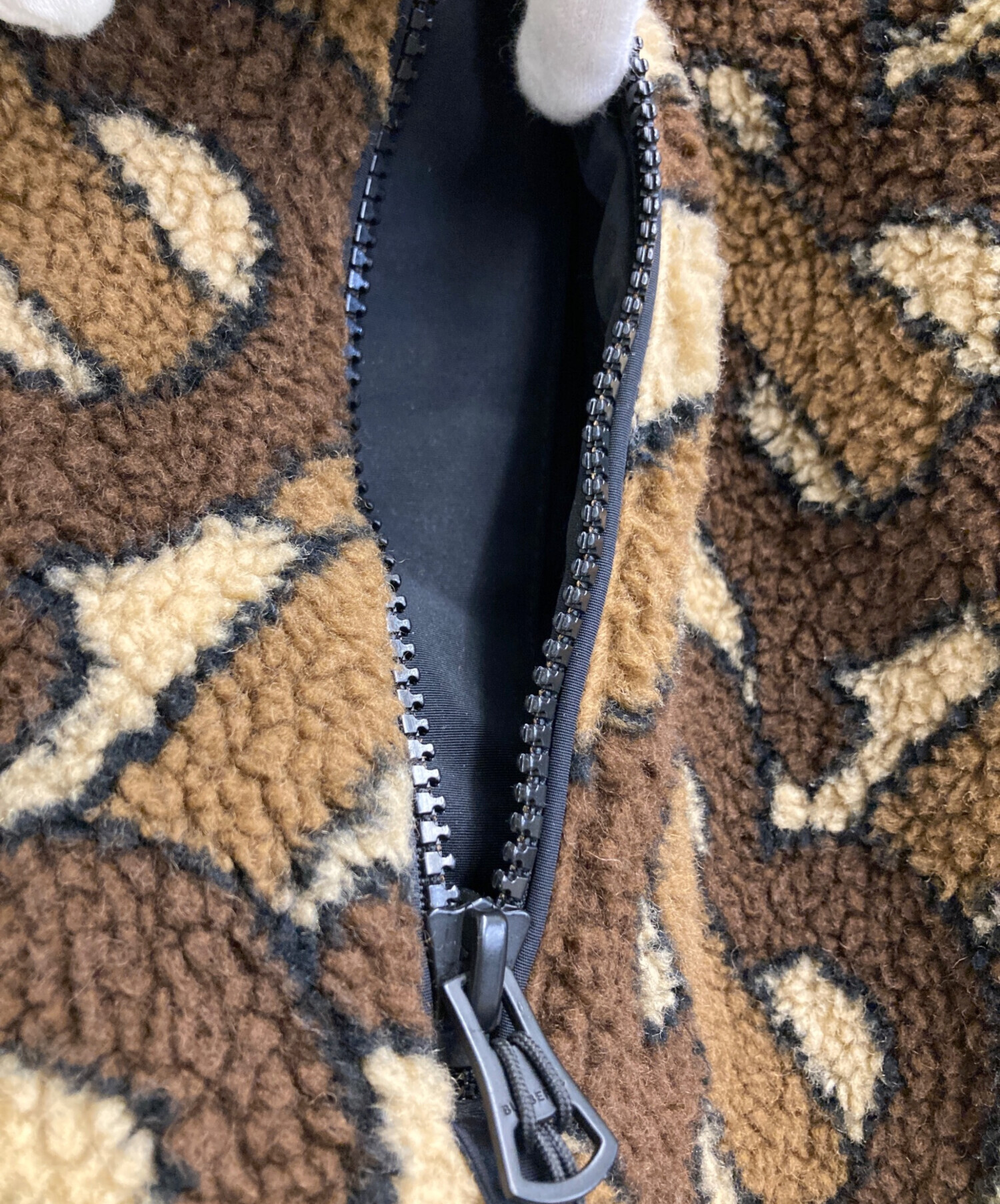 中古・古着通販】BURBERRY (バーバリー) TBモノグラムボアジャケット