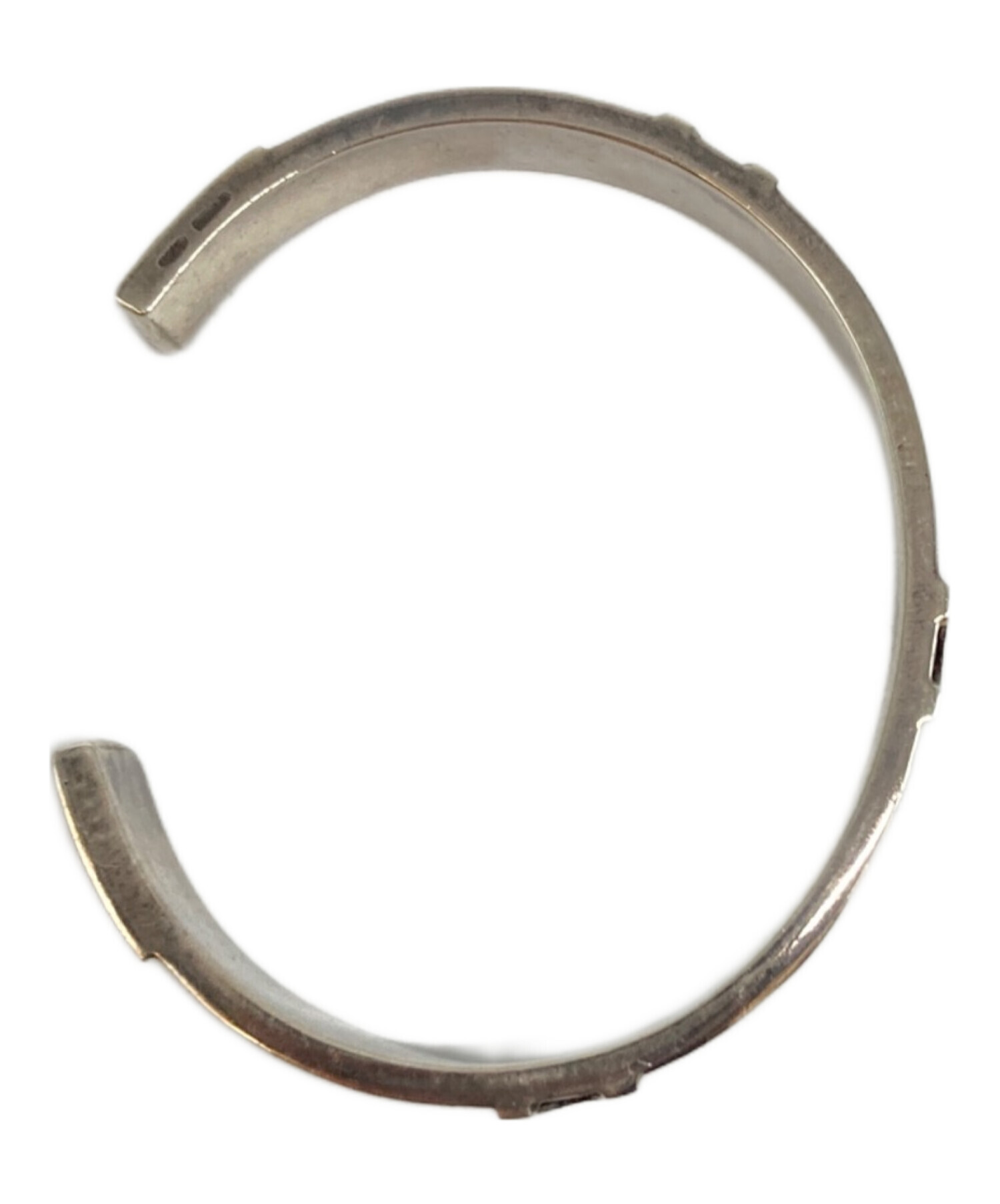 中古・古着通販】VALENTINO (ヴァレンティノ) Vロゴシルバーバングル