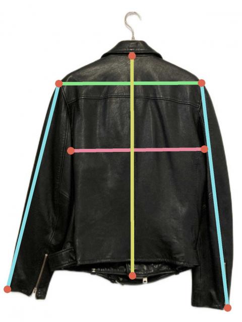 中古・古着通販】ALL SAINTS (オールセインツ) ラムレザーダブル