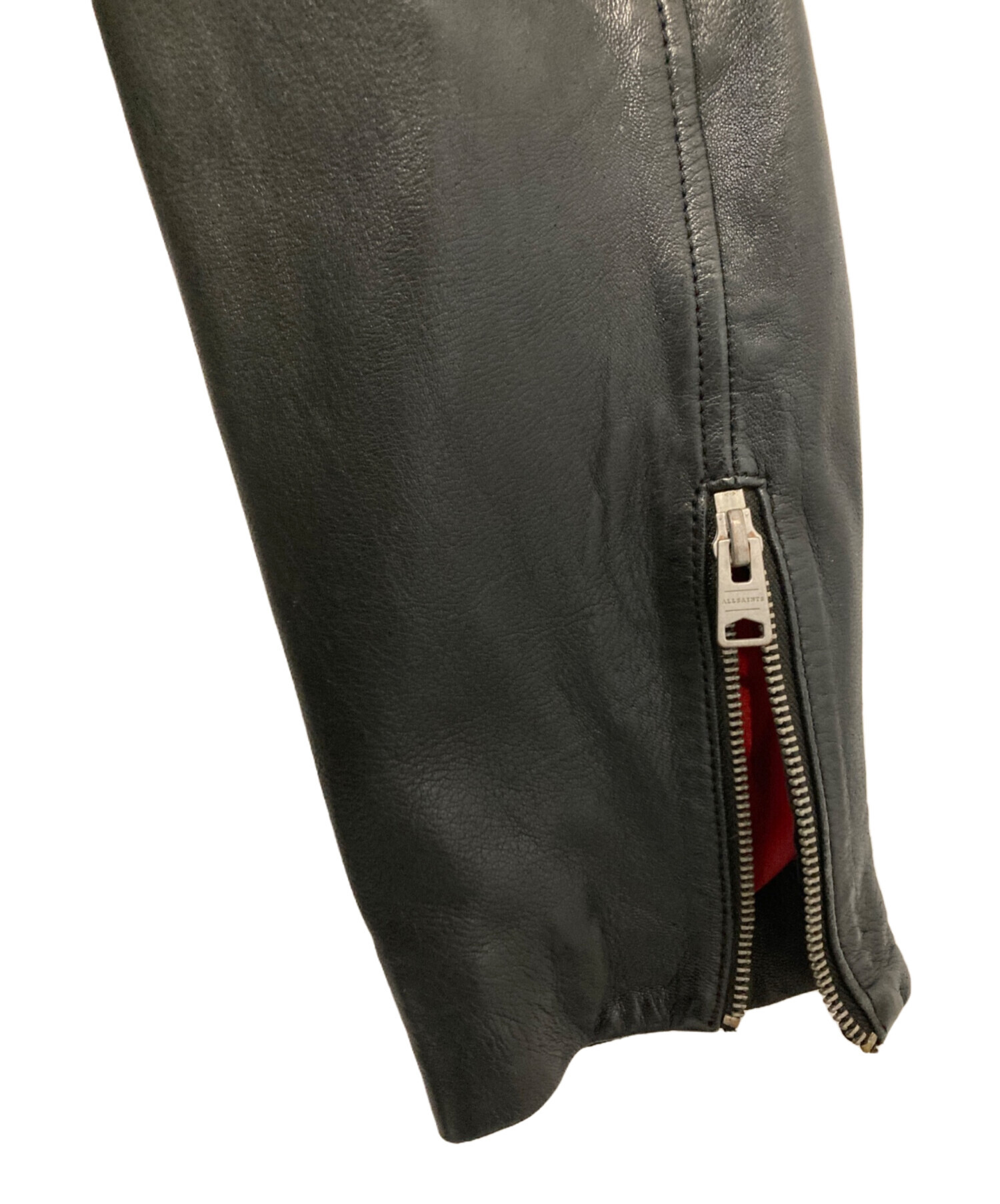 中古・古着通販】ALL SAINTS (オールセインツ) ラムレザーダブル