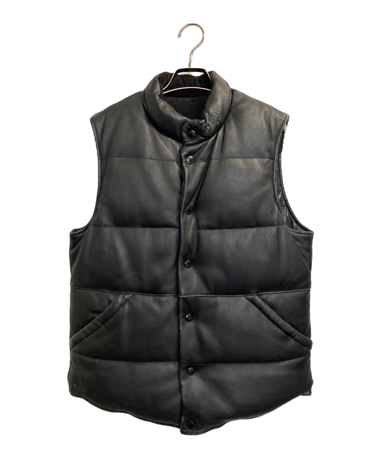 中古・古着通販】Schott (ショット) ダウンレザーリバーシブルベスト