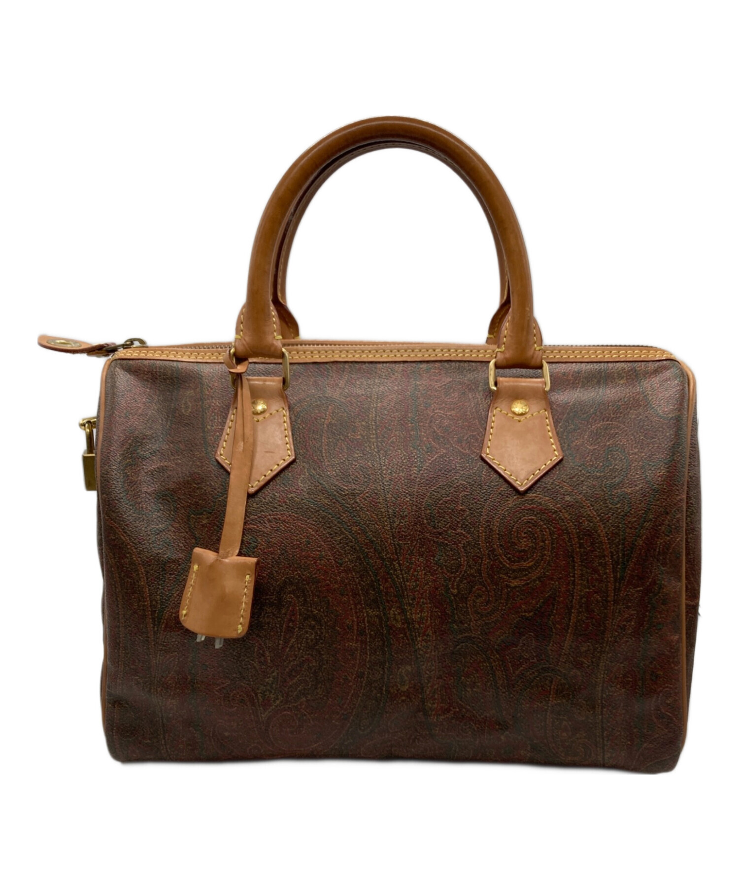 中古・古着通販】ETRO (エトロ) ペイズリーミニボストンハンドバッグ