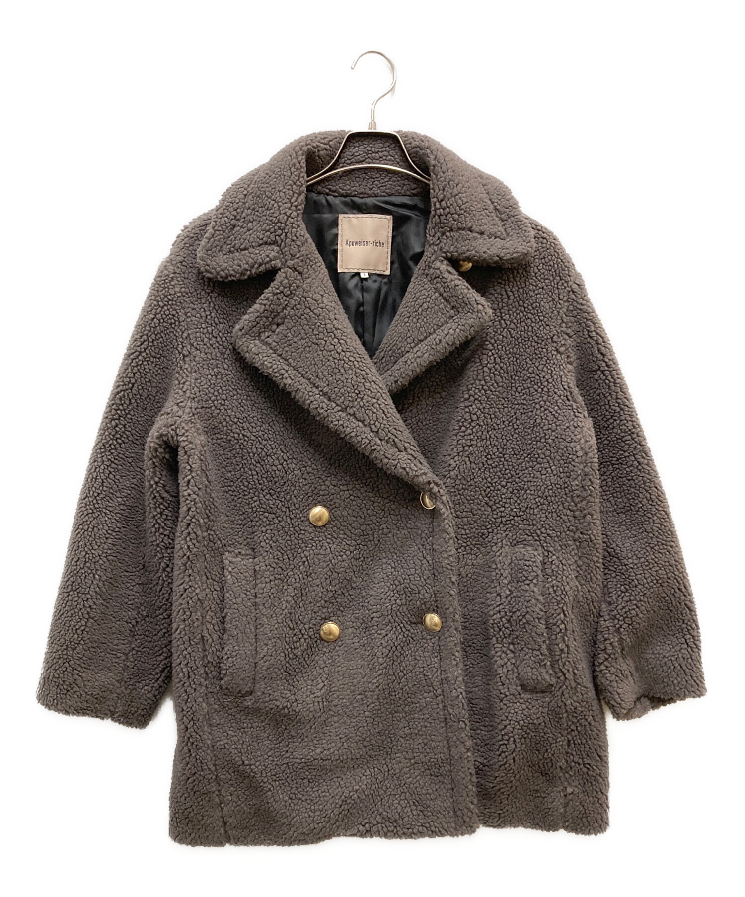 中古・古着通販】Apuweiser-riche (アプワイザーリッシェ) ボアダブル