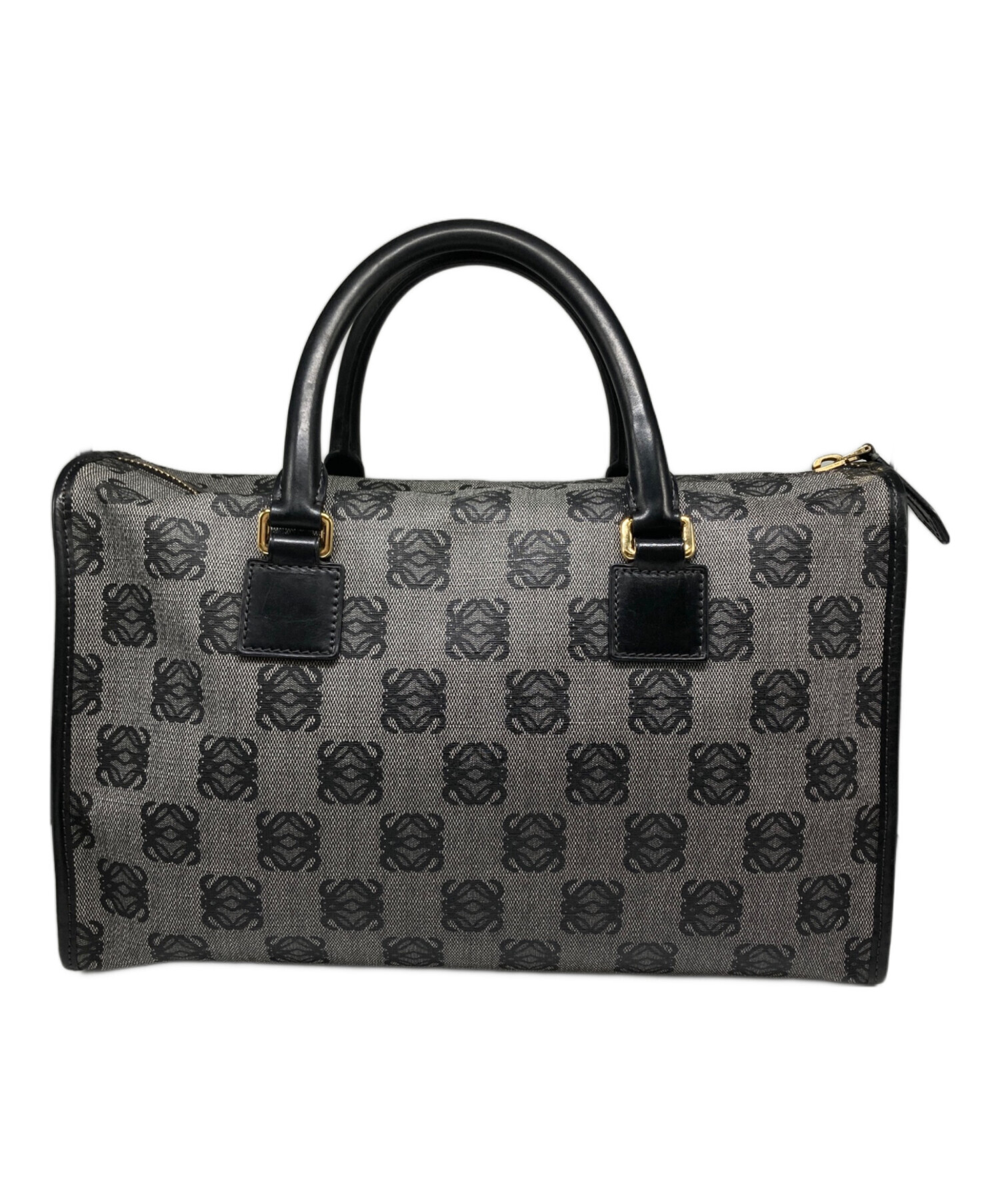 中古・古着通販】LOEWE (ロエベ) アナグラムミニボストンバッグ グレー