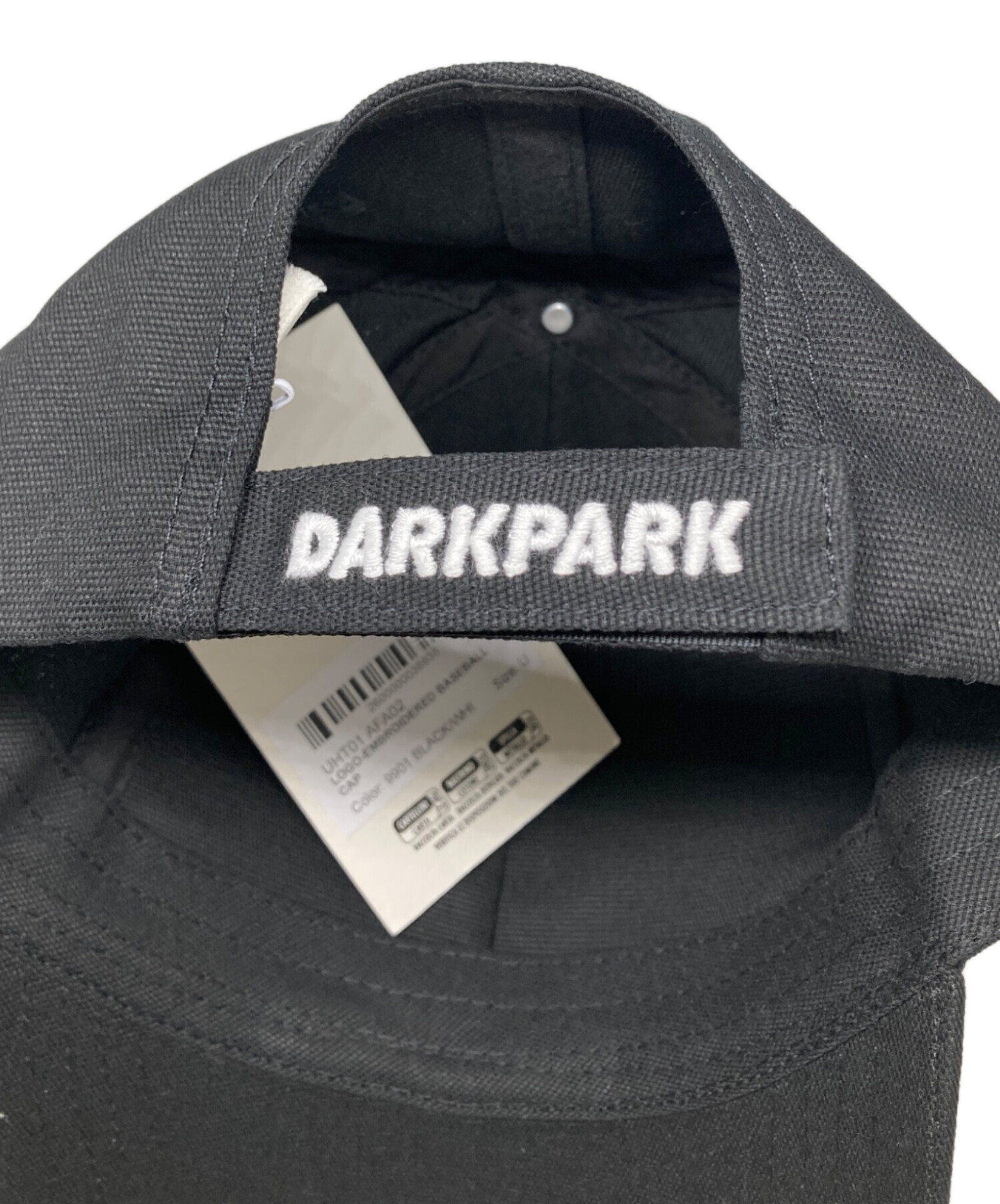 中古・古着通販】DARKPARK (ダークパーク) キャップ ブラック