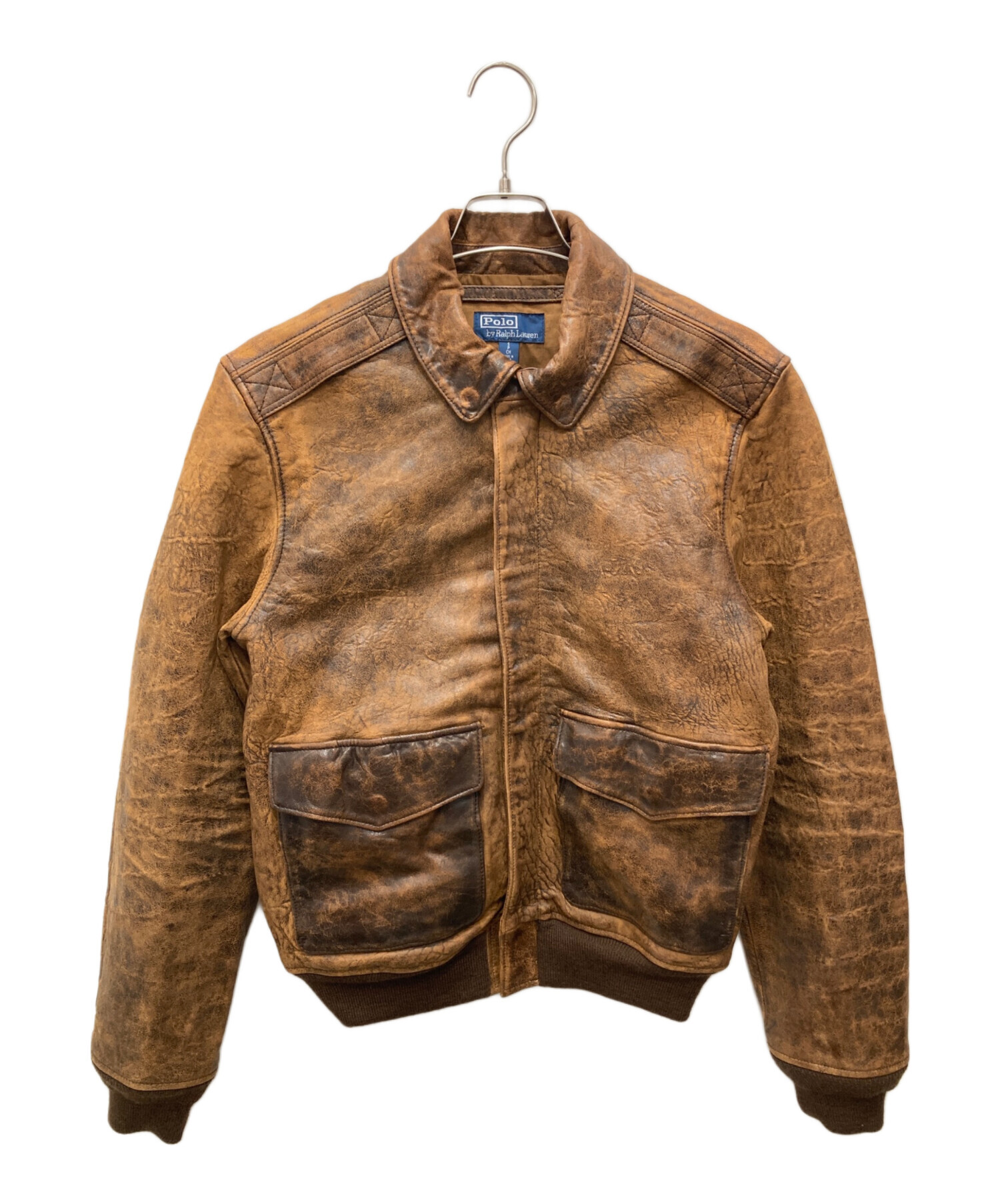 中古・古着通販】POLO RALPH LAUREN (ポロ・ラルフローレン) A-2レザー