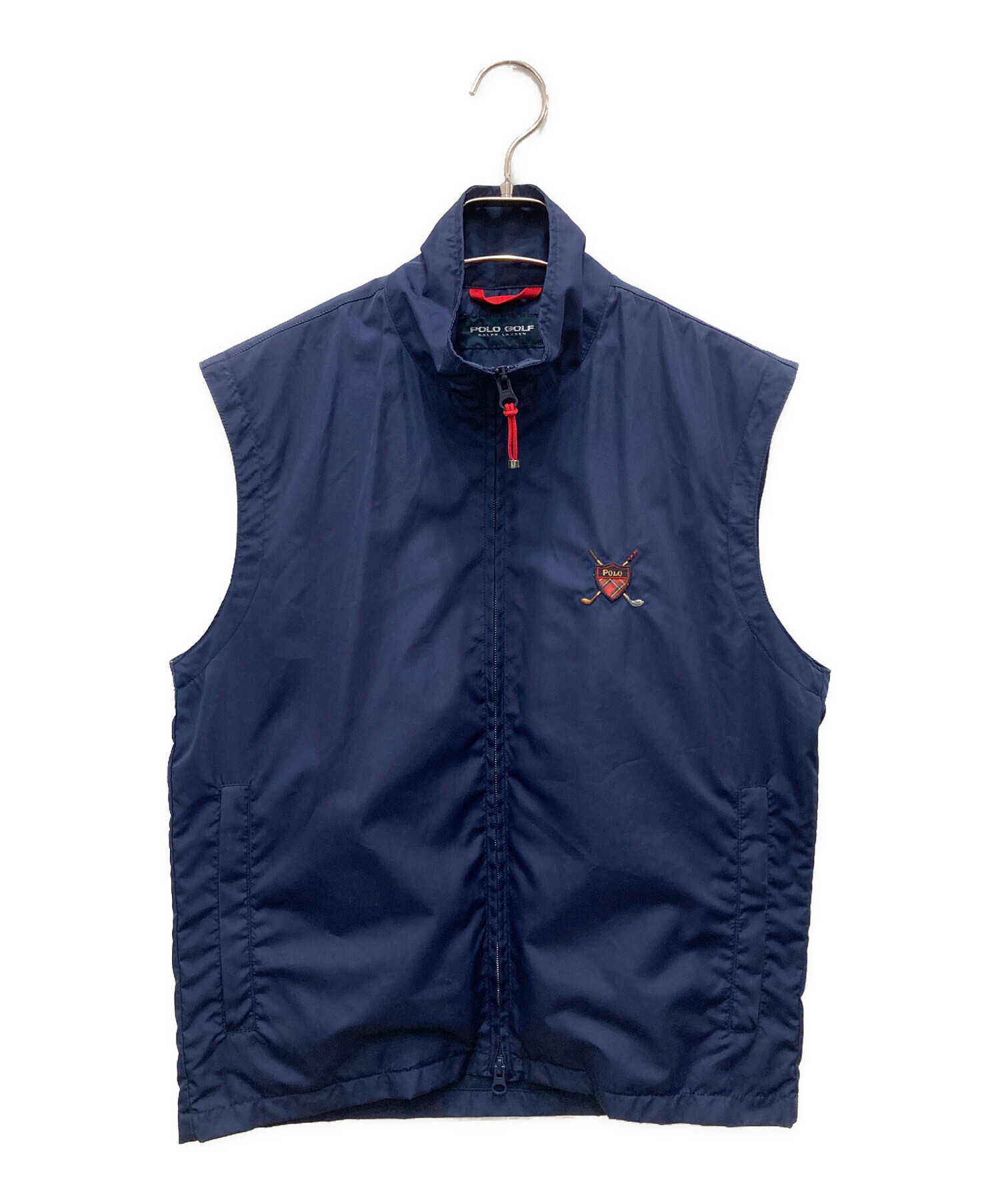 中古・古着通販】POLO GOLF (ポロ ゴルフ) ナイロンベスト ネイビー