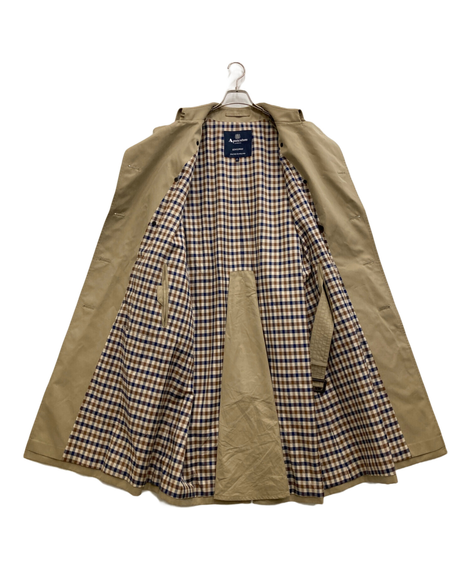 中古・古着通販】Aquascutum (アクアスキュータム) KINGSWAYトレンチ