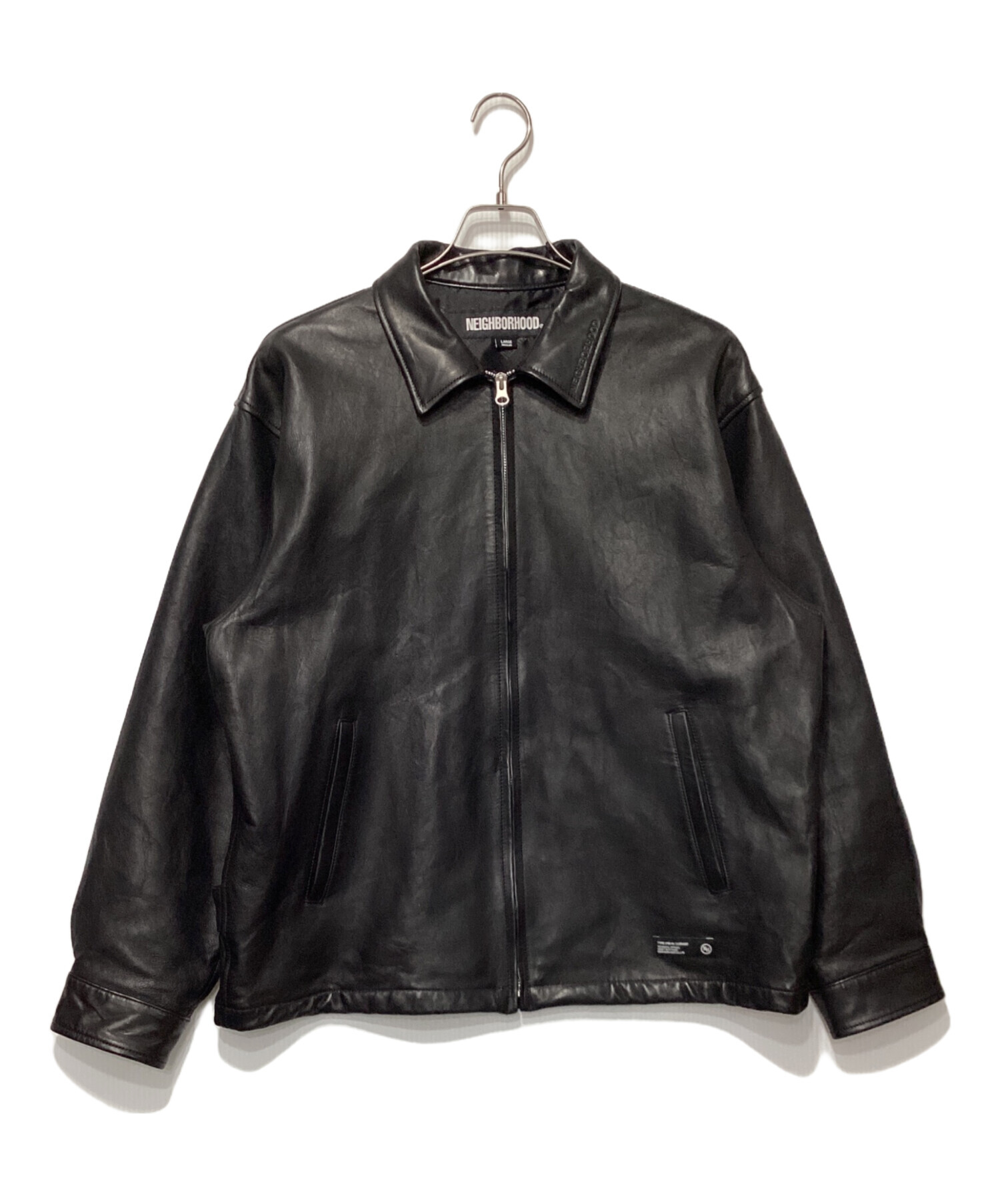 中古・古着通販】NEIGHBORHOOD (ネイバーフッド) LEATHER ZIP WORK