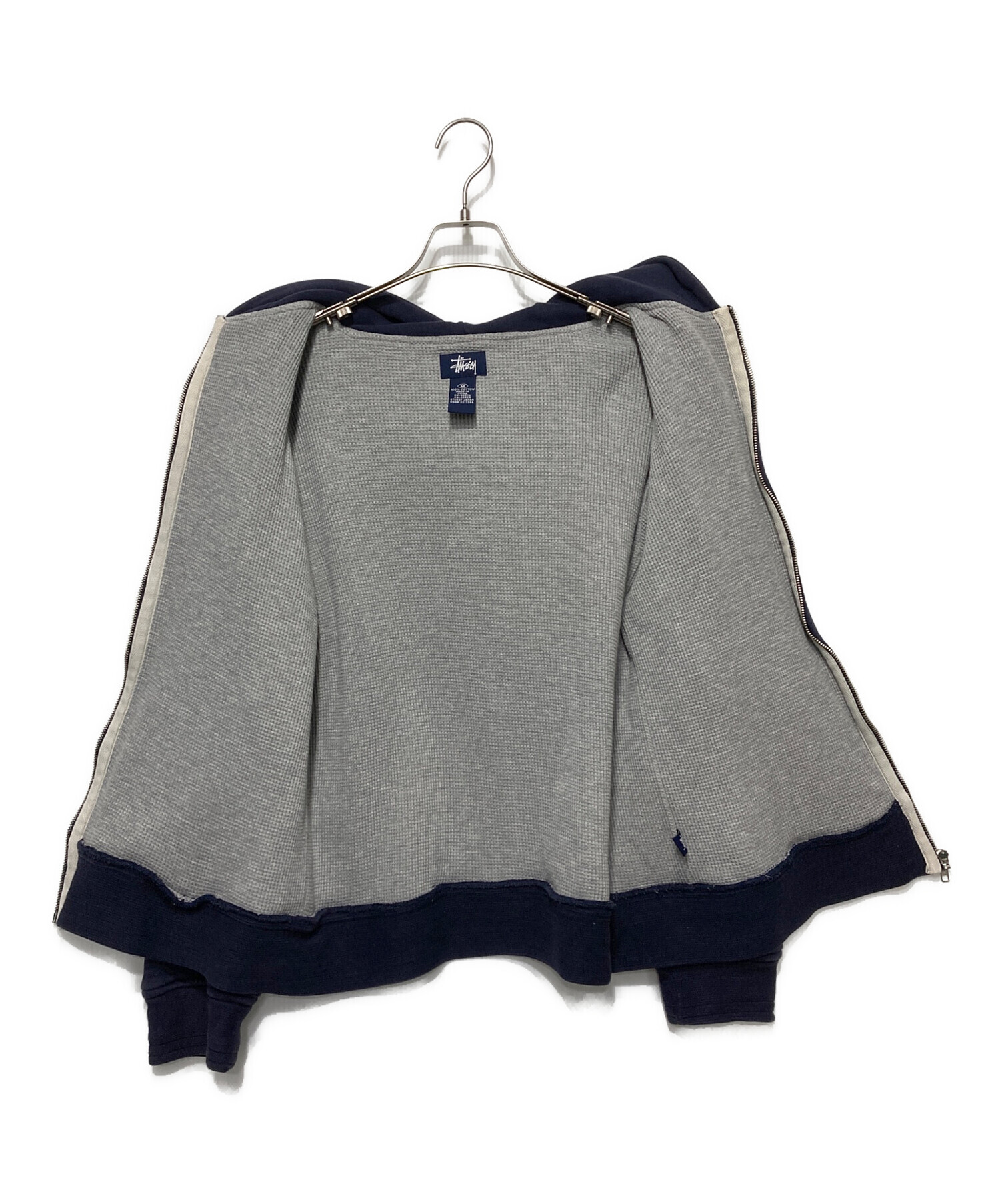 中古・古着通販】stussy (ステューシー) 裏サーマルジップパーカー