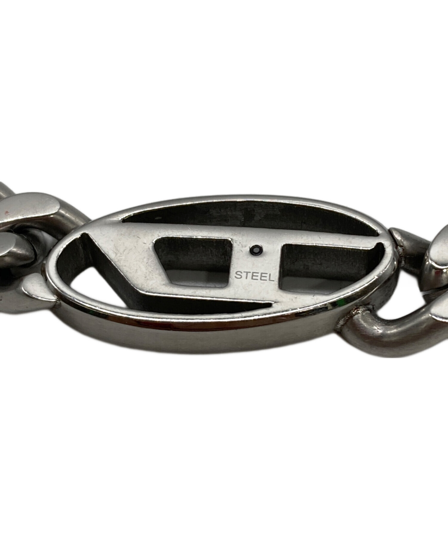 中古・古着通販】DIESEL (ディーゼル) Dロゴチェーンネックレス