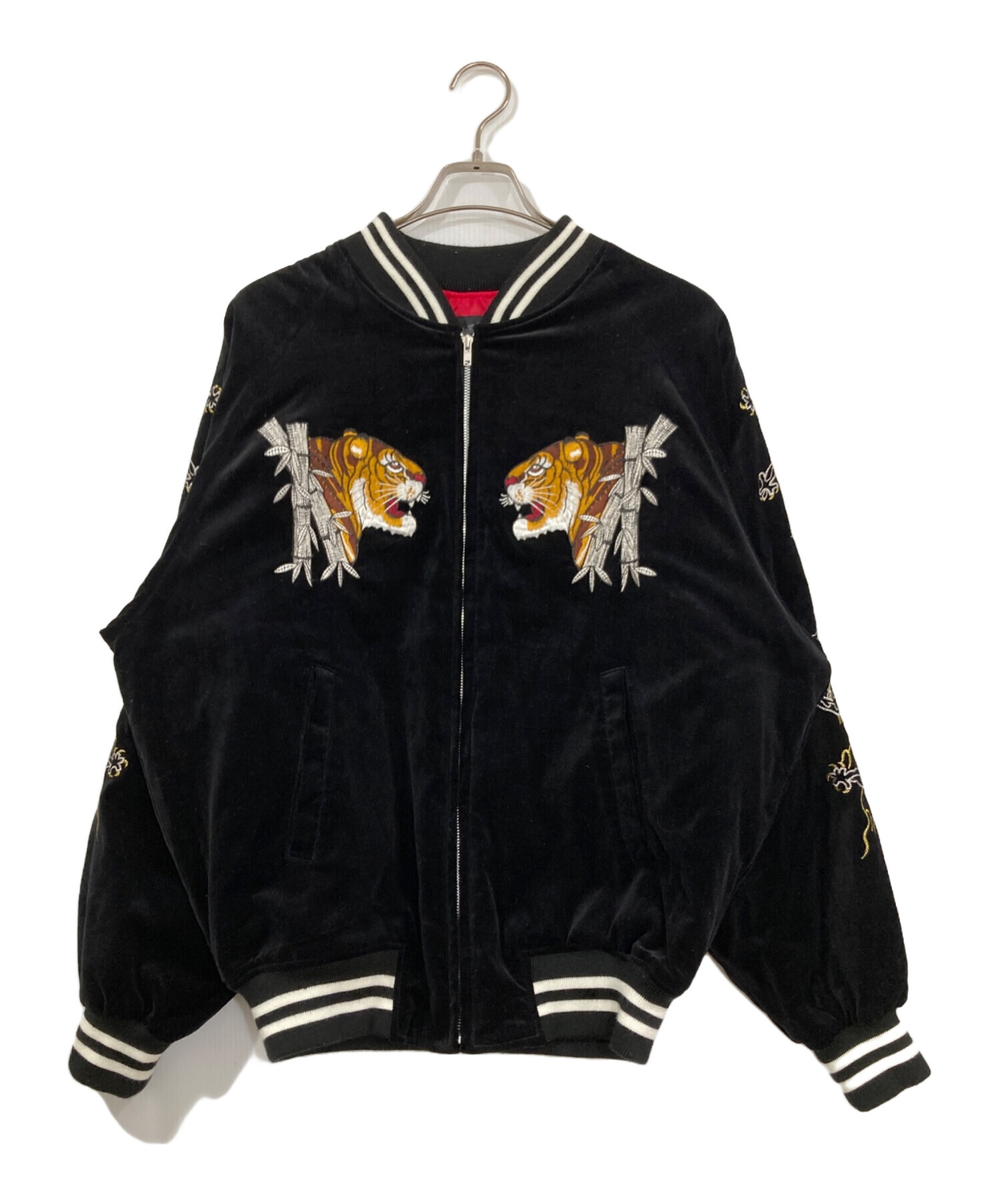 中古・古着通販】hoshihime (ホシヒメ) 別珍スカジャン 竹虎 ブラック