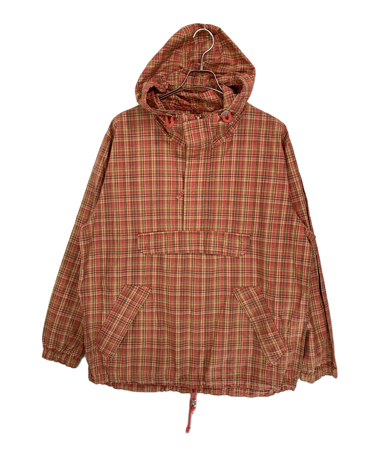 中古・古着通販】GAP (ギャップ) コットンチェックアノラックパーカー