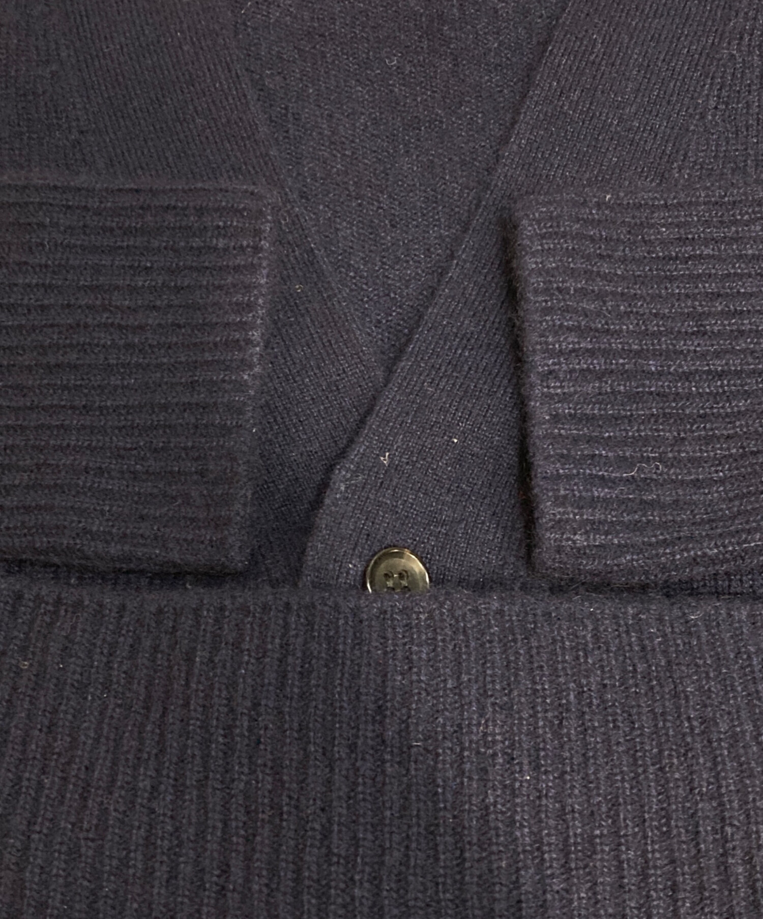 中古・古着通販】HERILL (ヘリル) カシミヤカーディガン ネイビー