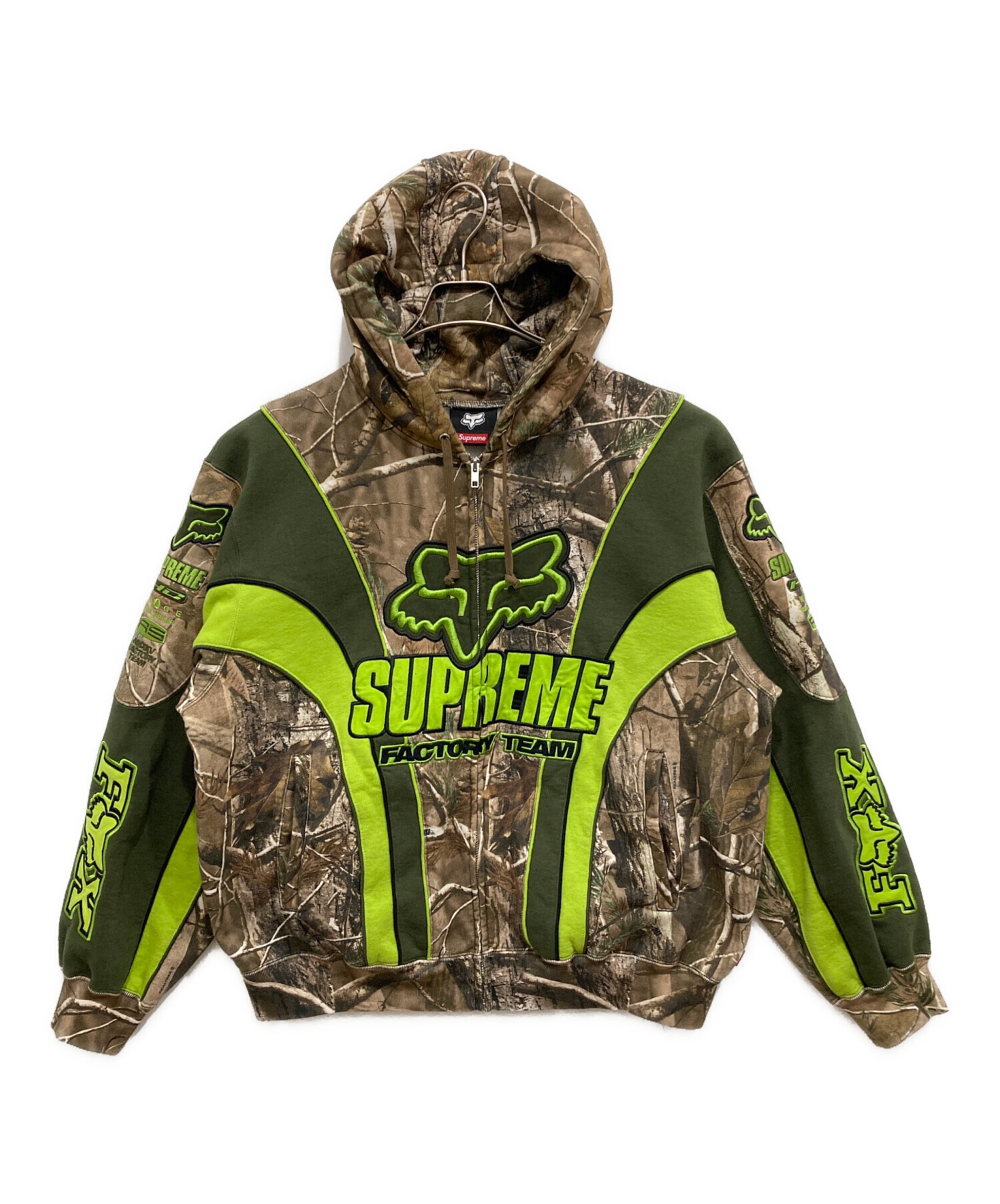 中古・古着通販】Supreme (シュプリーム) Fox Racing Zip Up Hooded